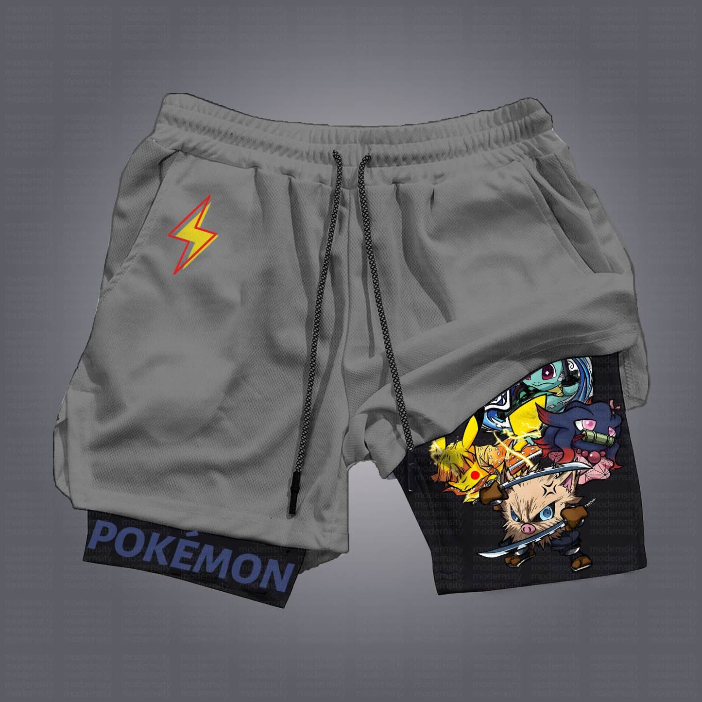Unisex “Pokémon” Casual Anime Streetwear Shorts