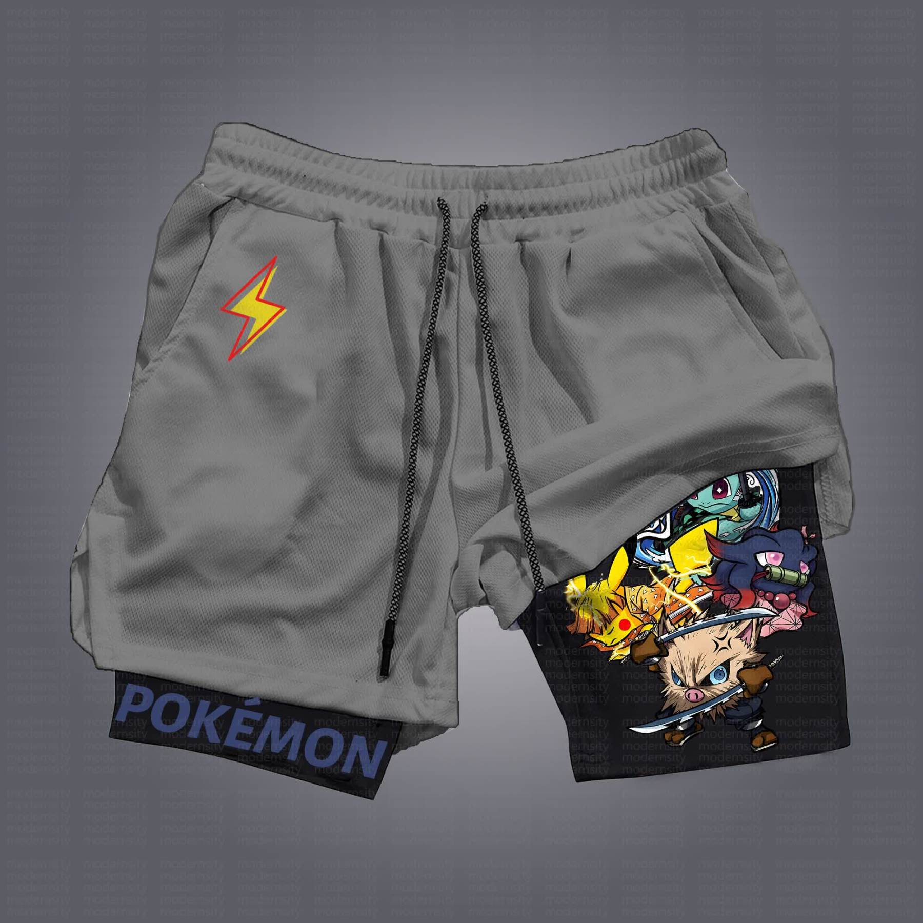 Unisex “Pokémon” Casual Anime Streetwear Shorts