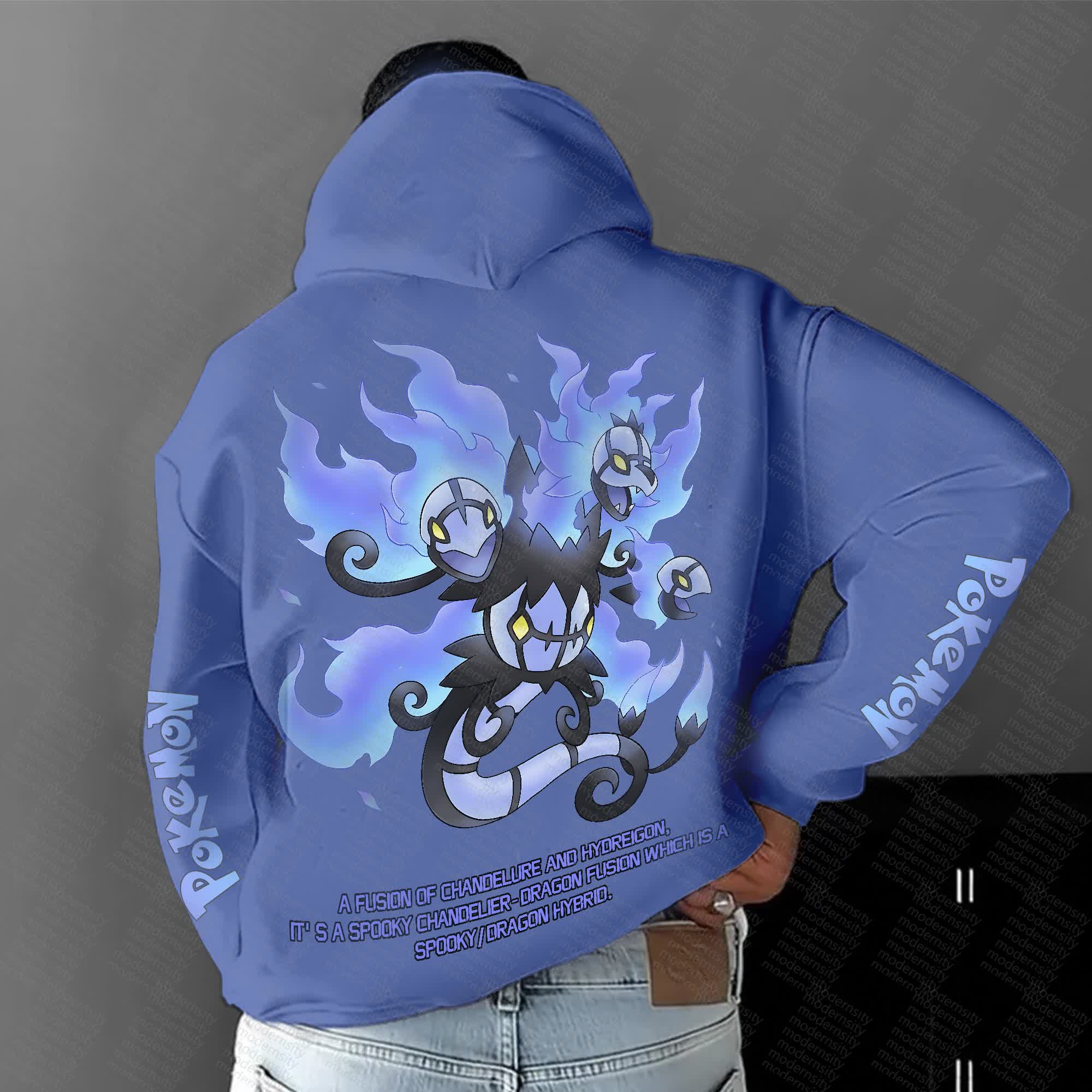 Unisex “Pokémon” Anime Graphic Streetwear Vintage Hoodie