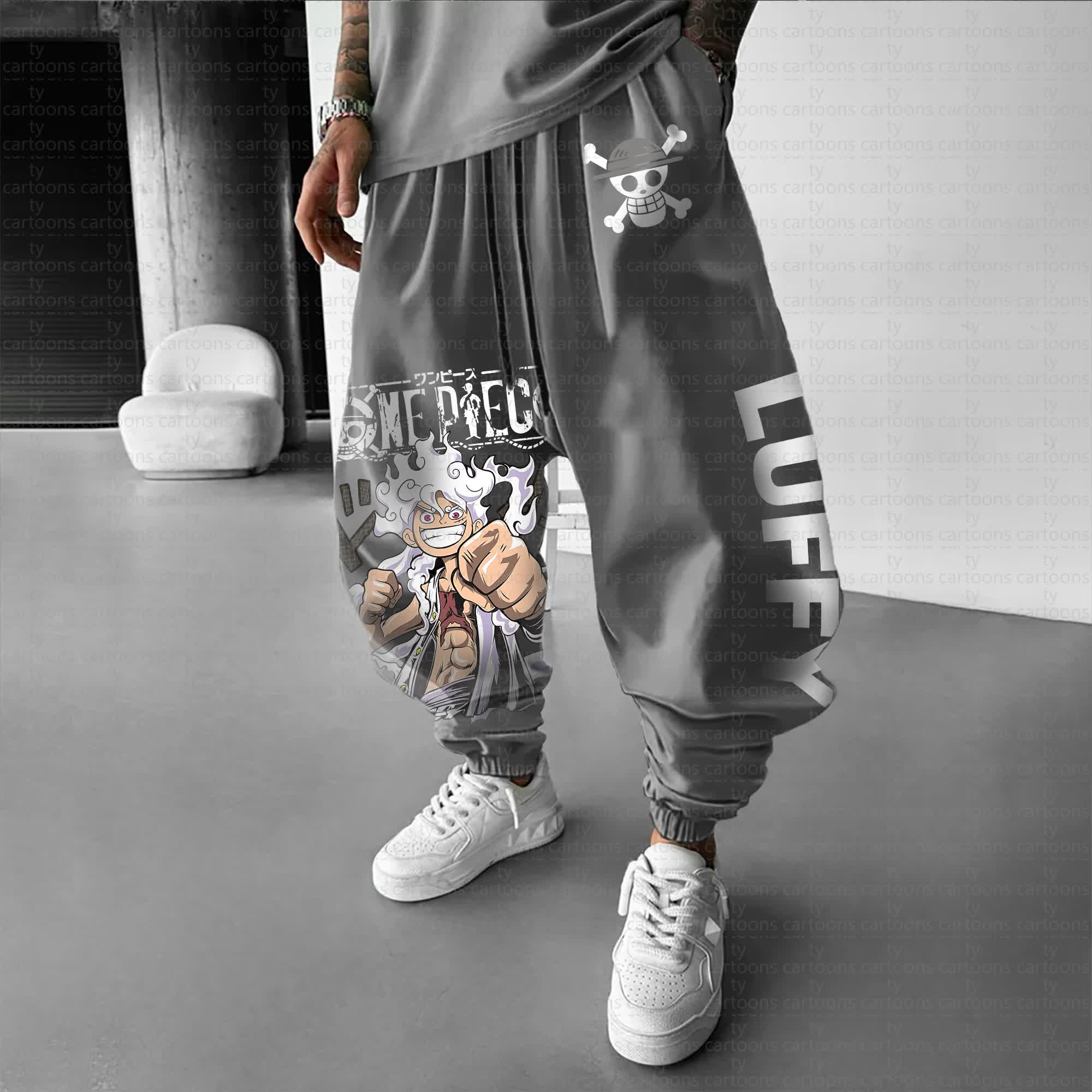 Unisex  “ONE PIECE ” Casual Anime Streetwear Pants