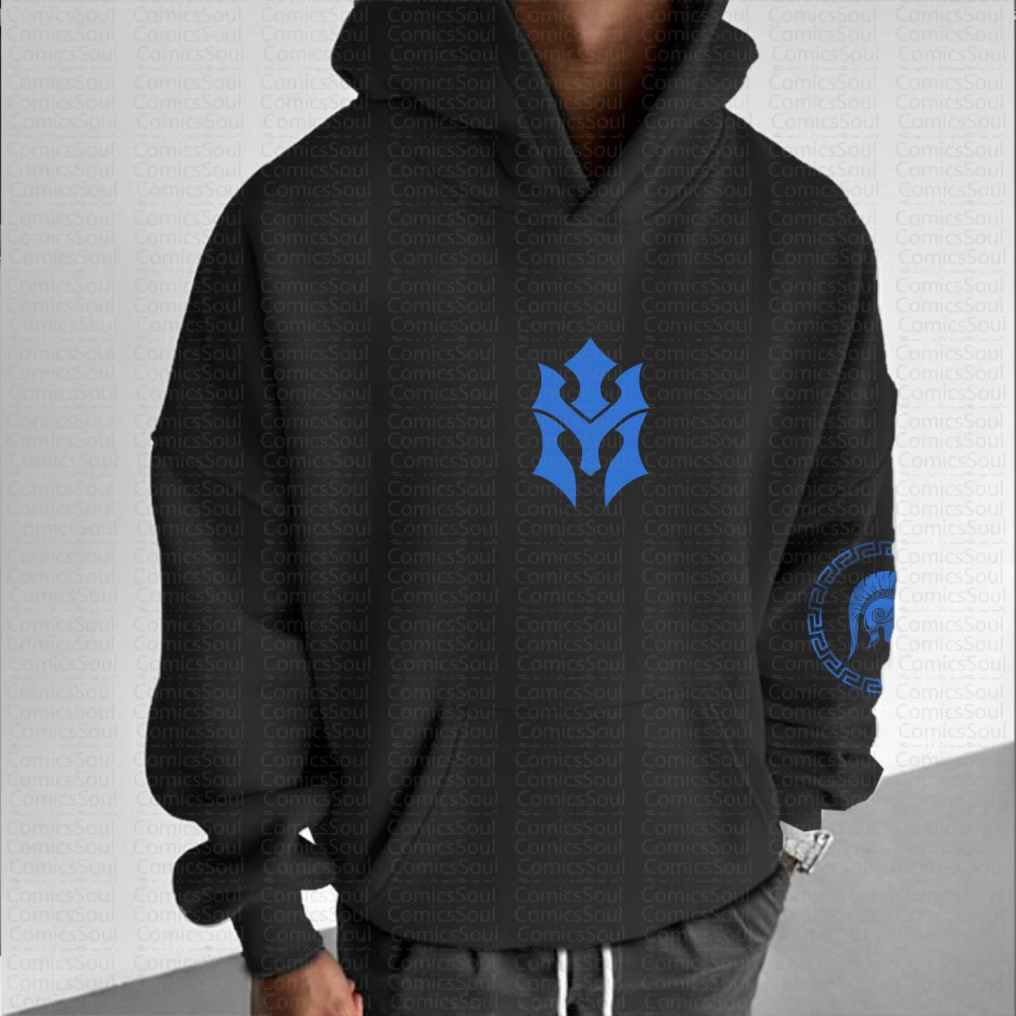 Unisex Anime Graphic Streetwear Vintage Hoodie丨Spartan