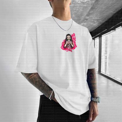 Unisex Anime Inspired Vintage T-Shirt丨Demon Slayer