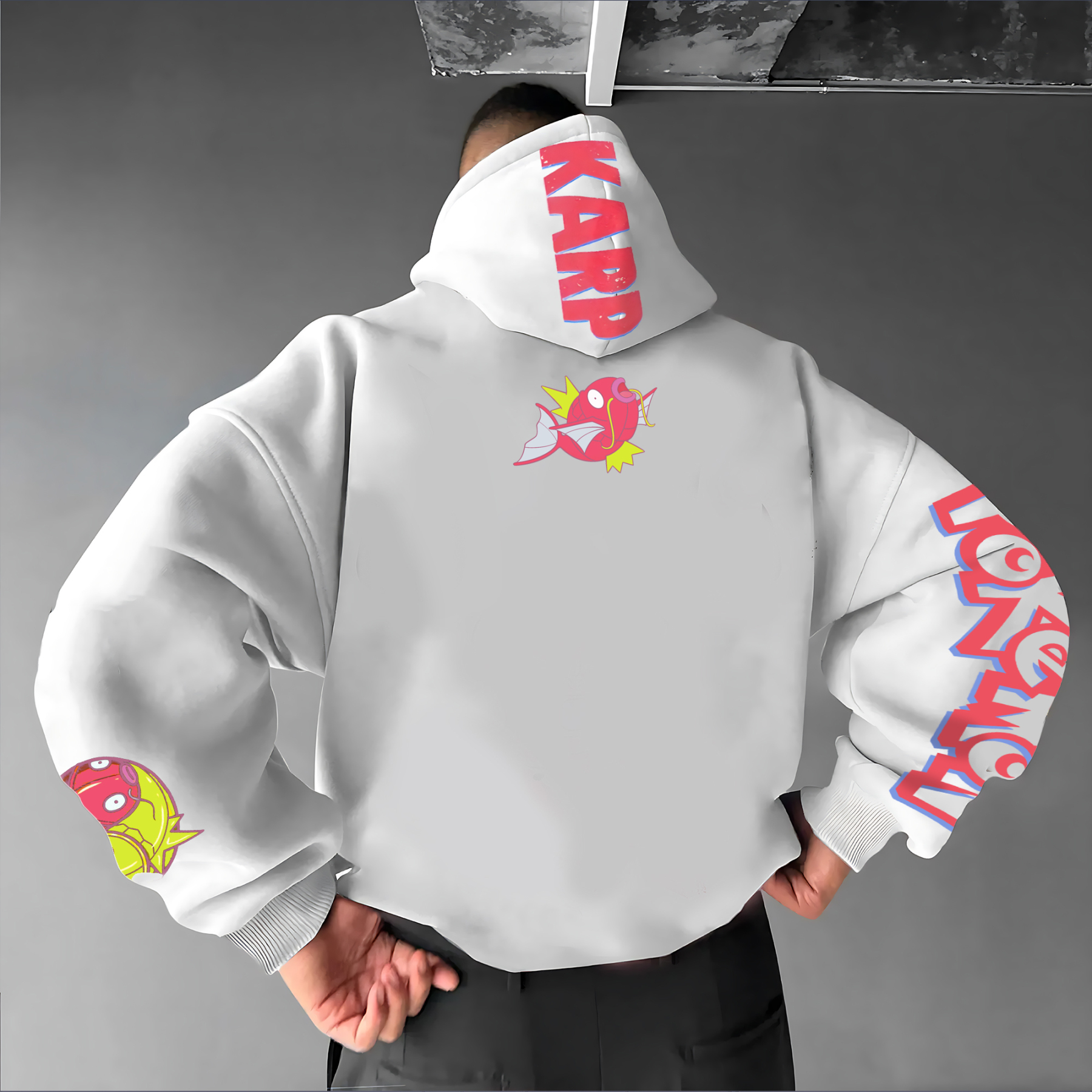 Unisex Anime Graphic Streetwear Vintage Hoodie