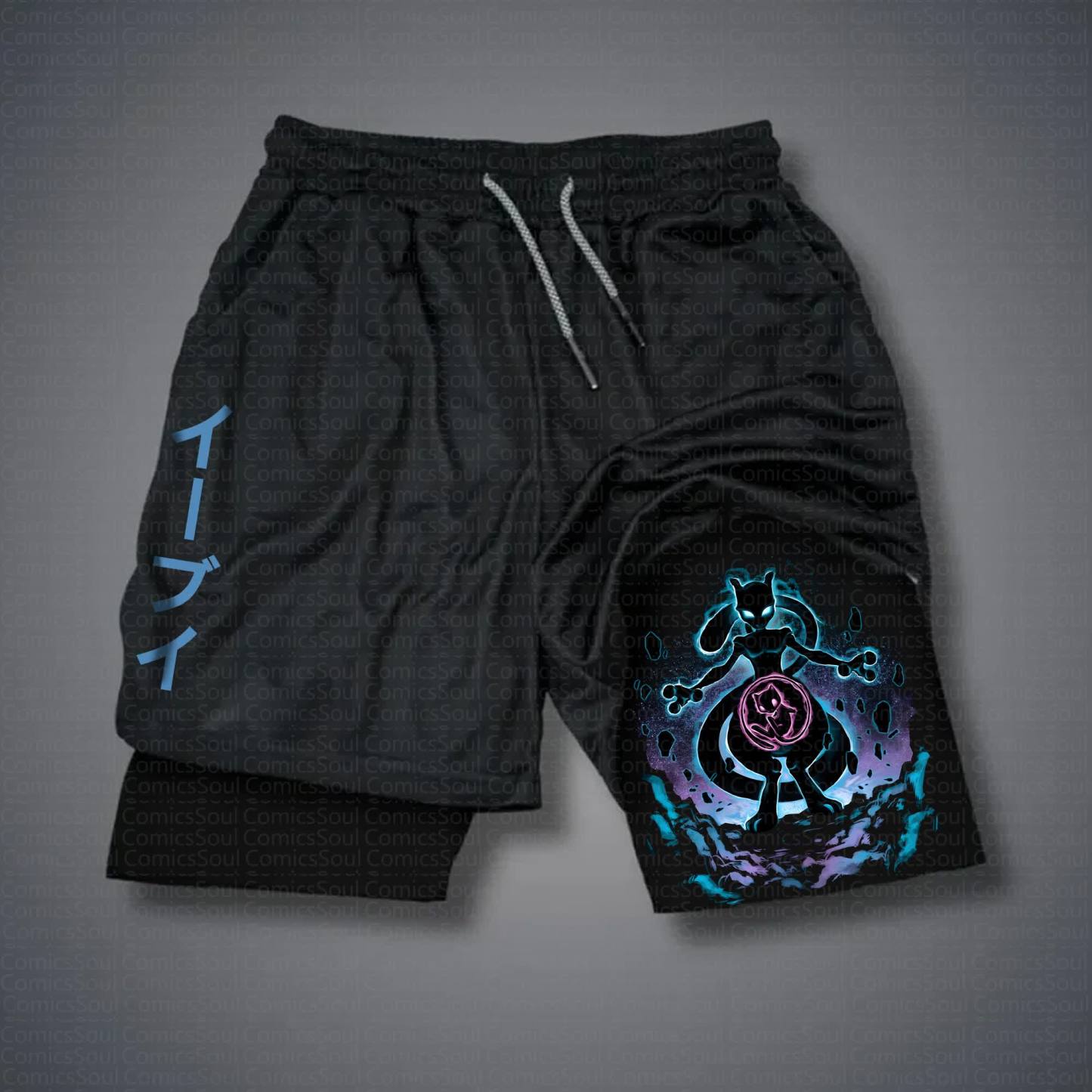 Unisex Casual Anime Streetwear Shorts 丨Demon Slayer X Pokémon