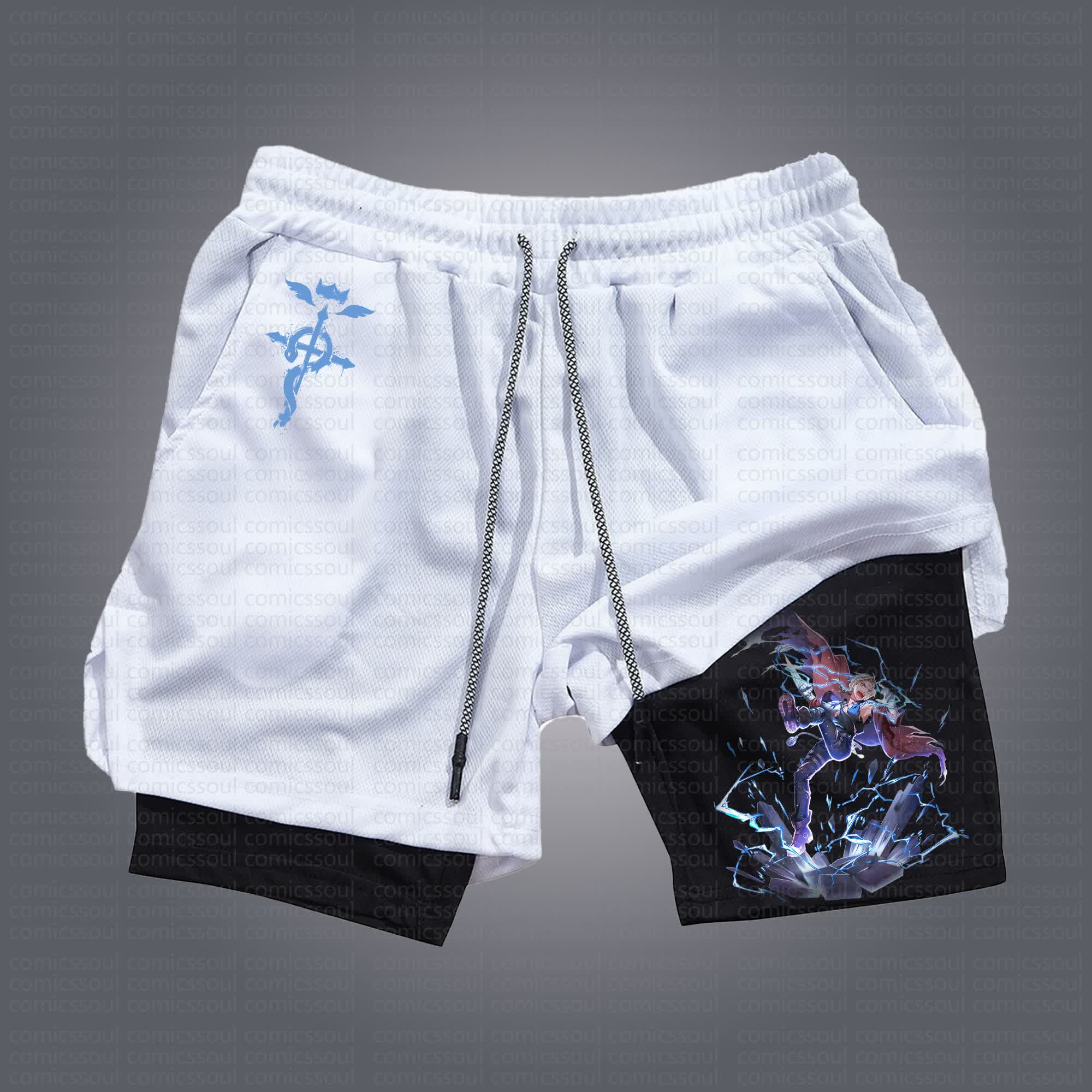 Unisex Casual Anime Streetwear Shorts 丨Fullmetal Alchemist