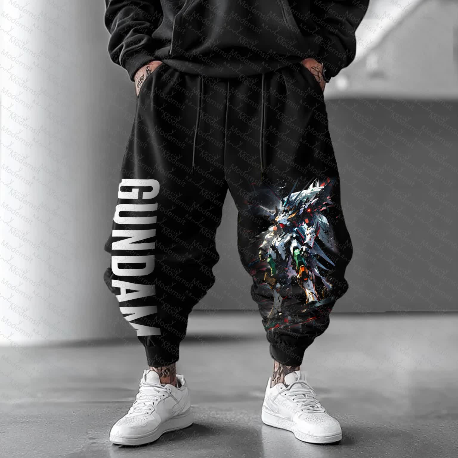 Unisex  “Gundam Series” Casual Anime Streetwear Pants