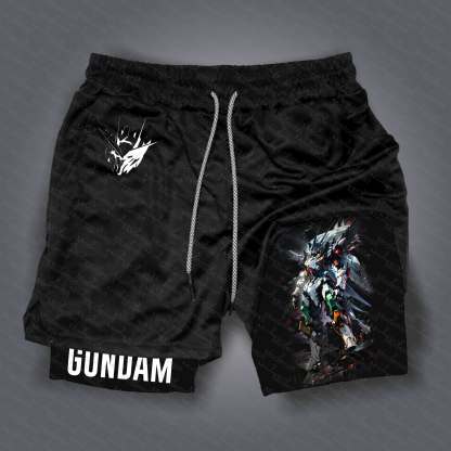 Unisex  “Gundam Series” Casual Anime Streetwear Shorts