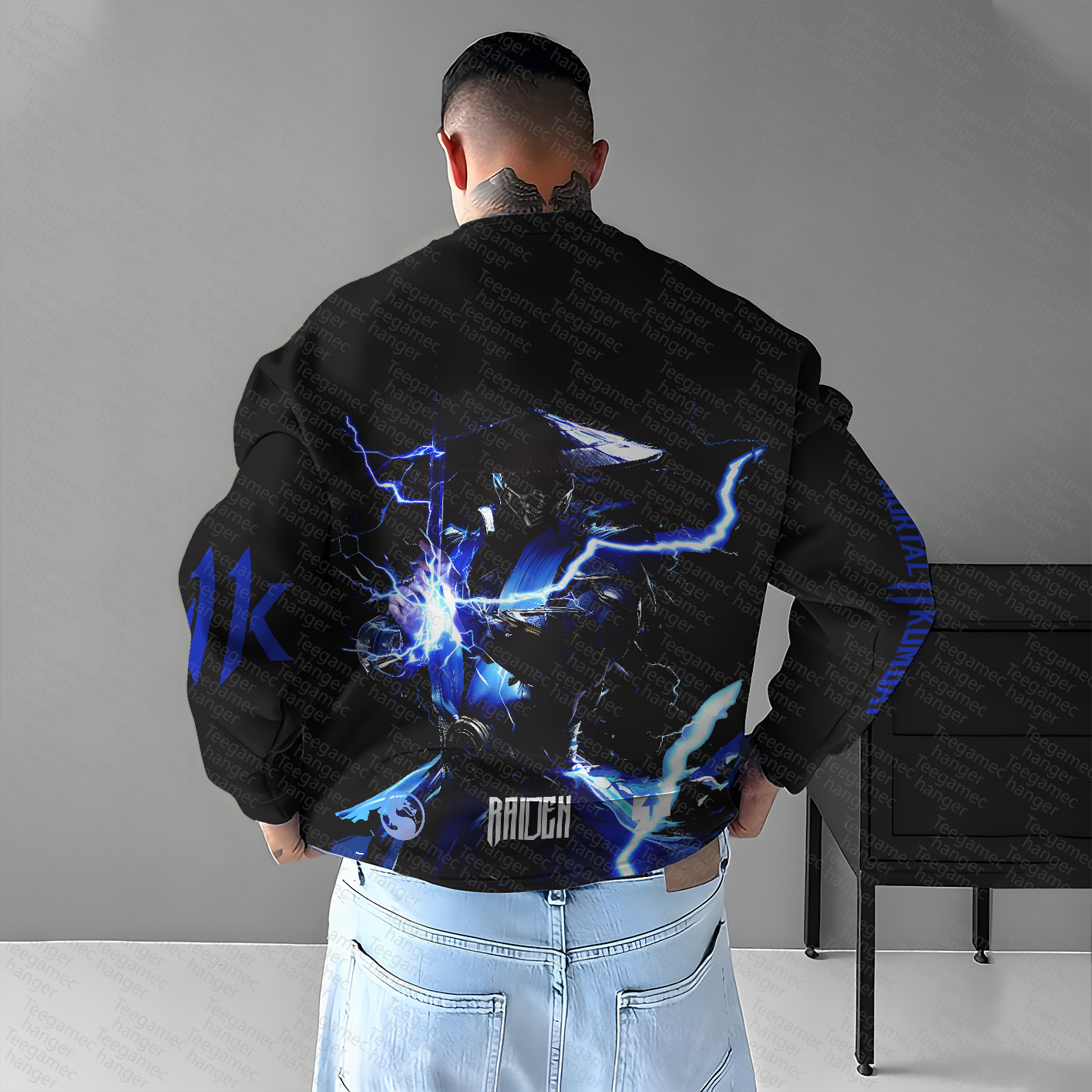 Unisex "Mortal Kombat" Anime Graphic Inspired Vintage Sweatshirt