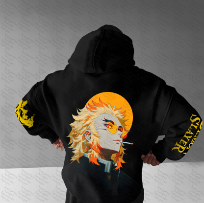 Unisex Anime Graphic Streetwear Vintage Hoodie