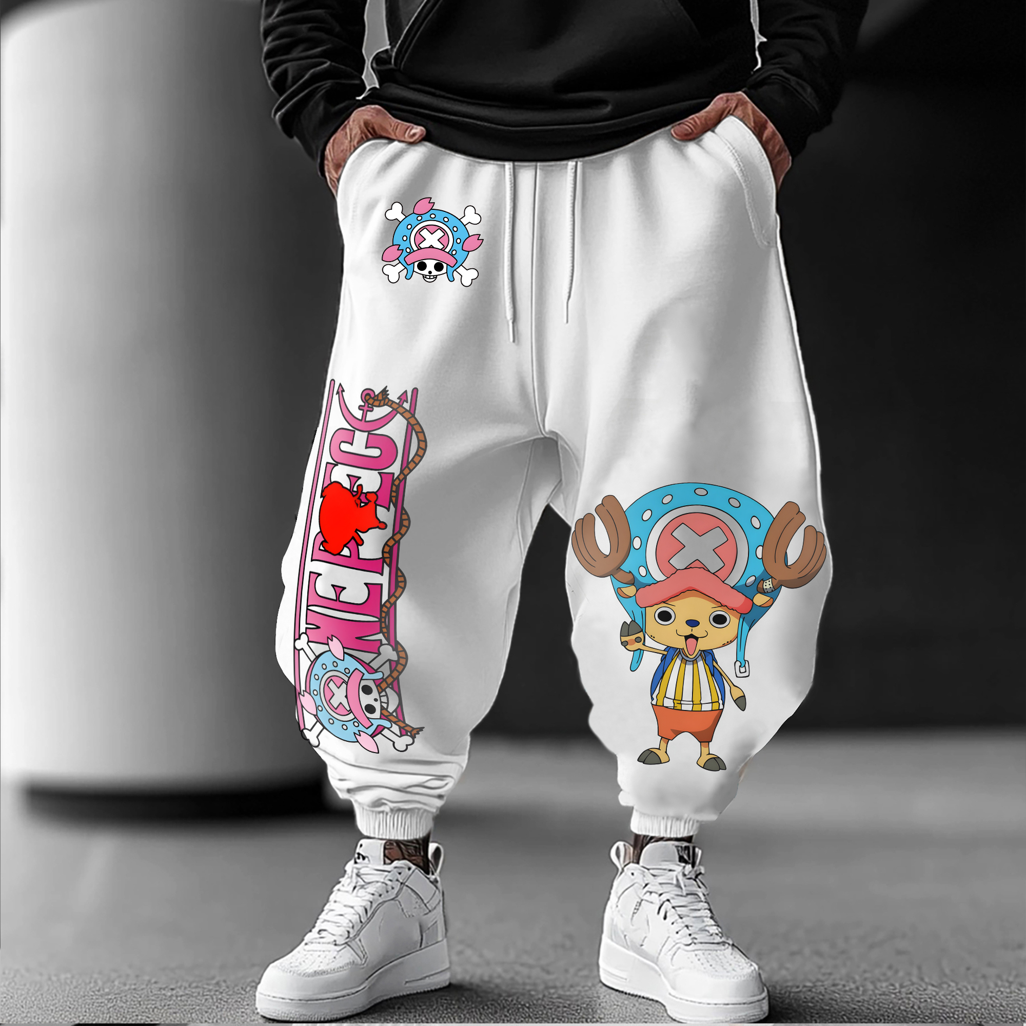 Unisex Casual Anime Streetwear Pants  