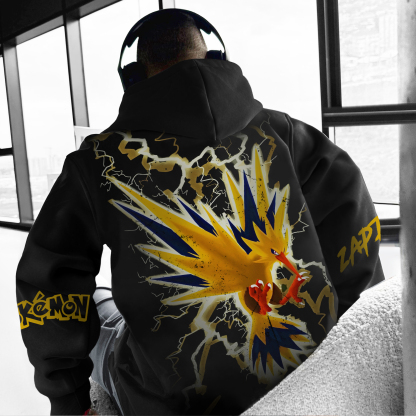 Unisex “Pokémon” Anime Graphic Streetwear Vintage Hoodie