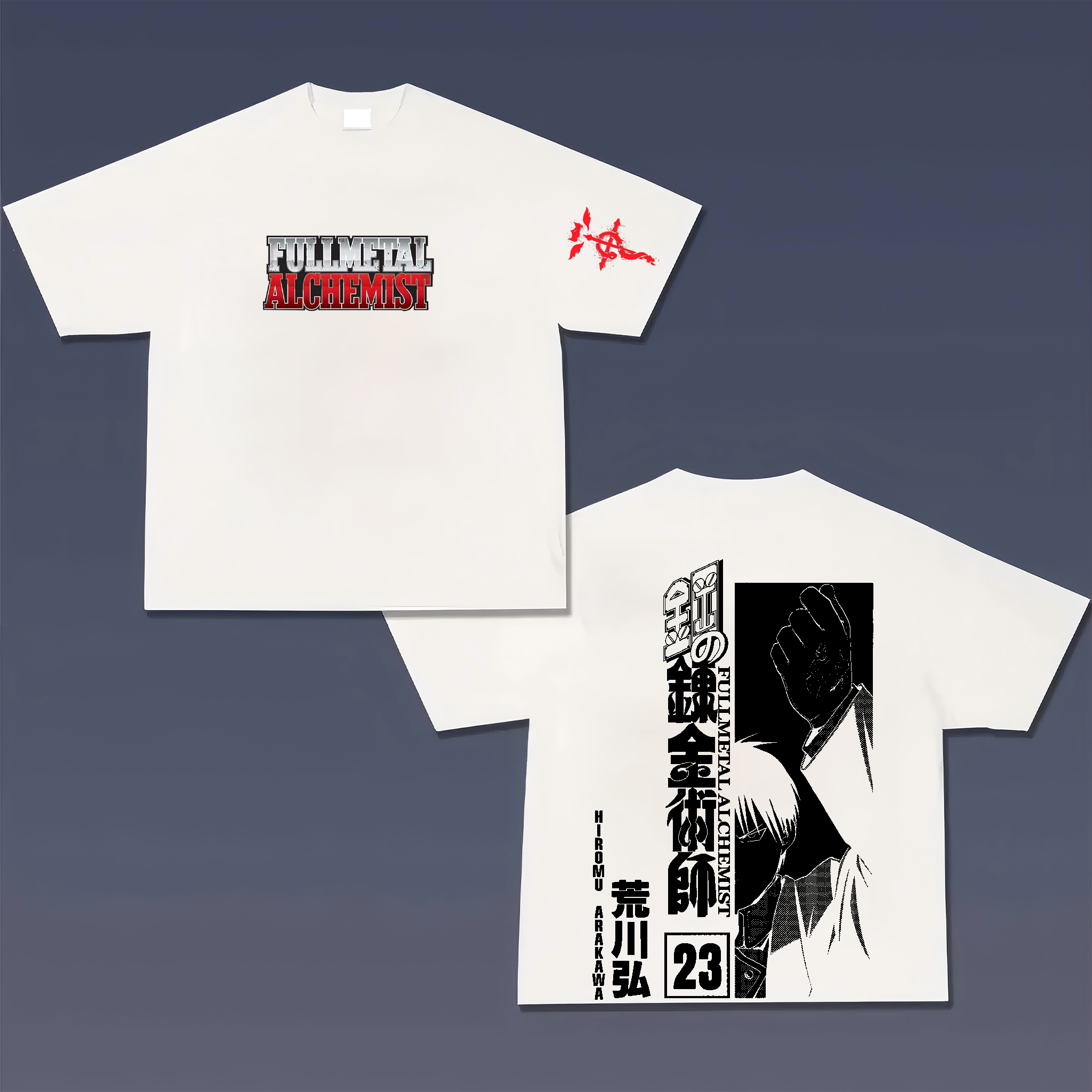 Unisex  "Fullmetal Alchemist" Anime Inspired Vintage T-Shirt