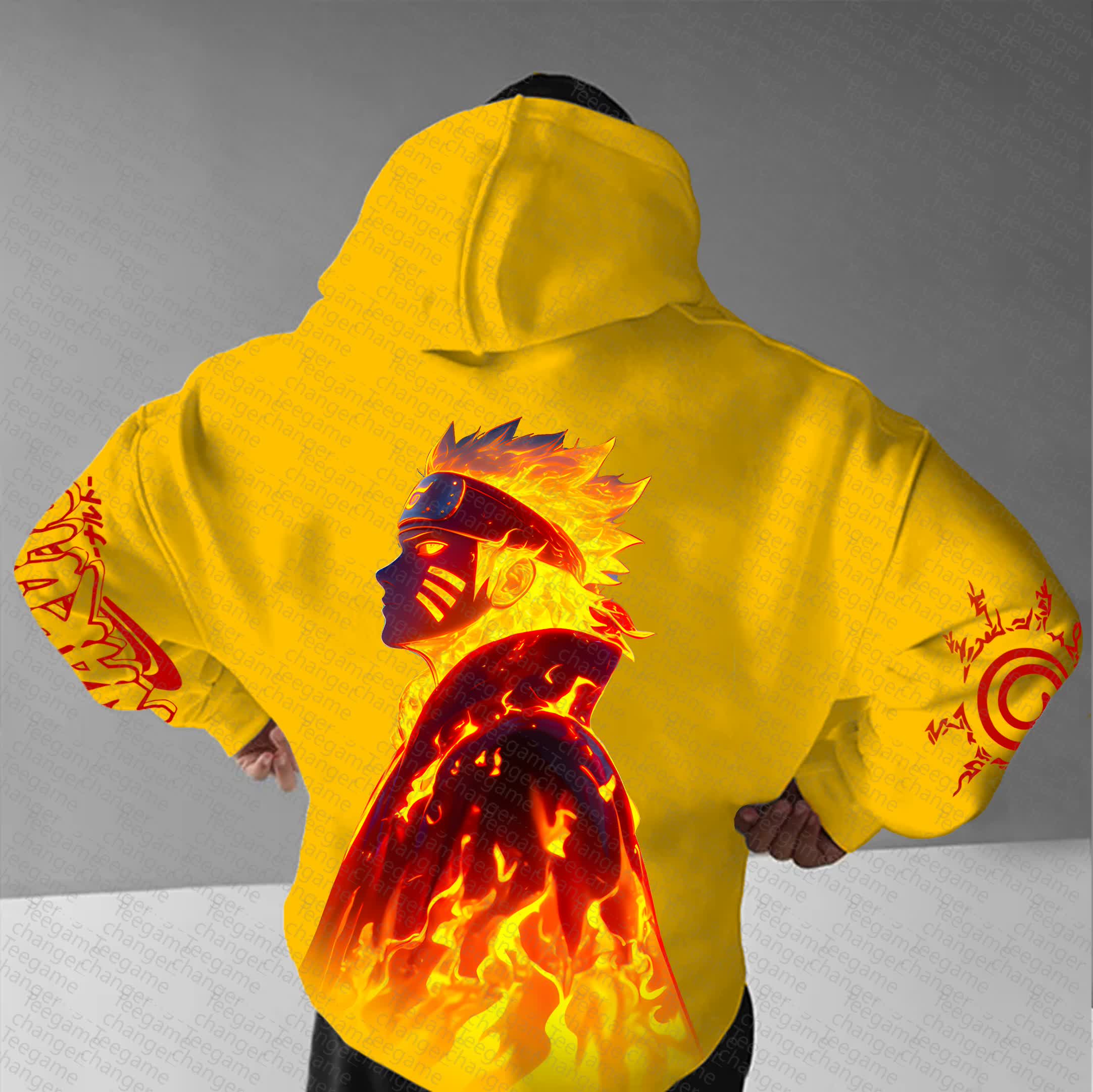 Unisex “NARUTO” Anime Graphic Streetwear Vintage Hoodie