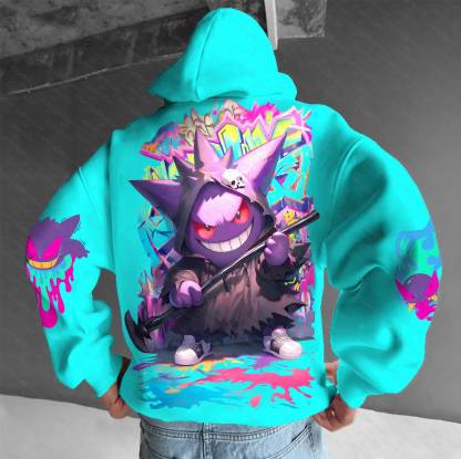 Unisex “Pokémon” Anime Graphic Streetwear Vintage Hoodie