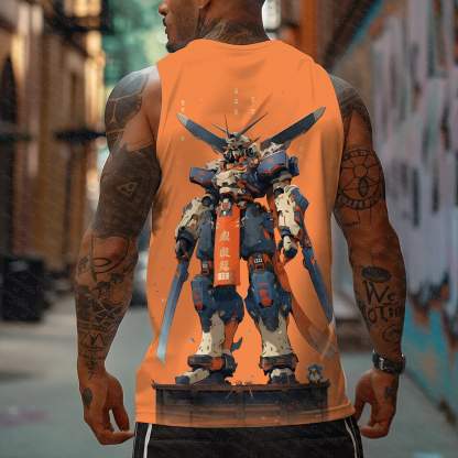 Unisex  “Gundam Series” Casual Anime  Tank Top