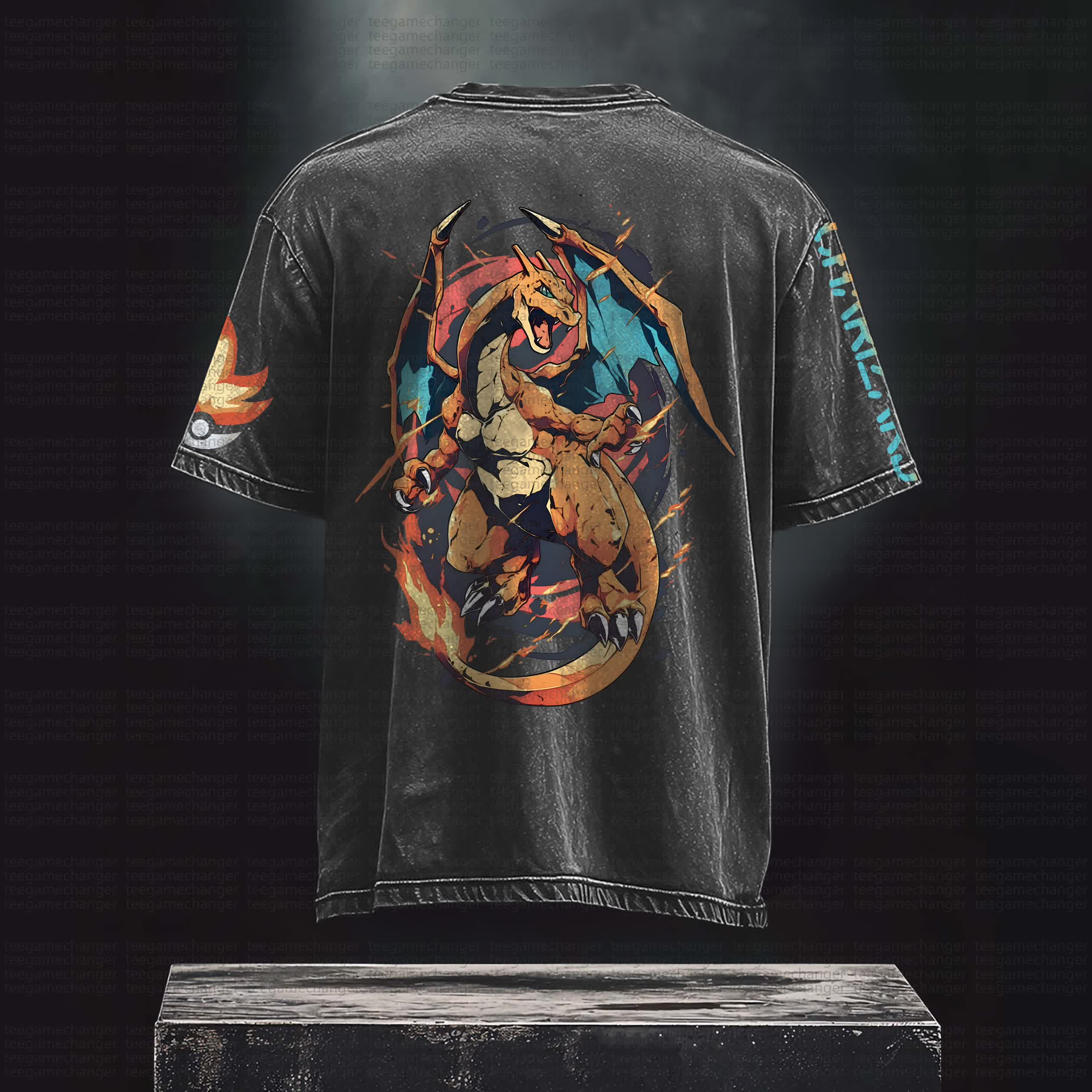 Unisex Anime Inspired Vintage T-Shirt丨Pokémon