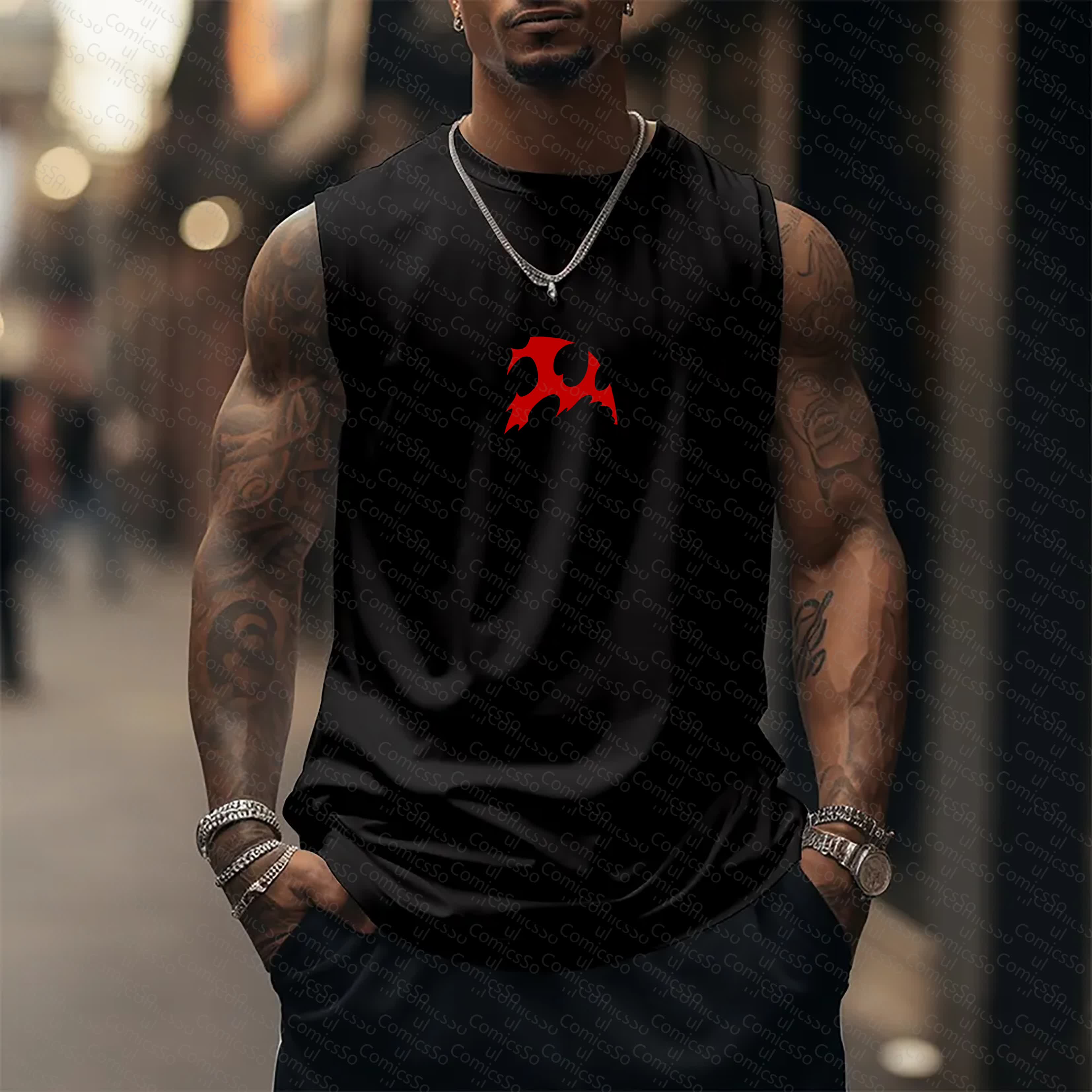 Unisex  “ Demon Slayer” Casual Anime  Tank Top