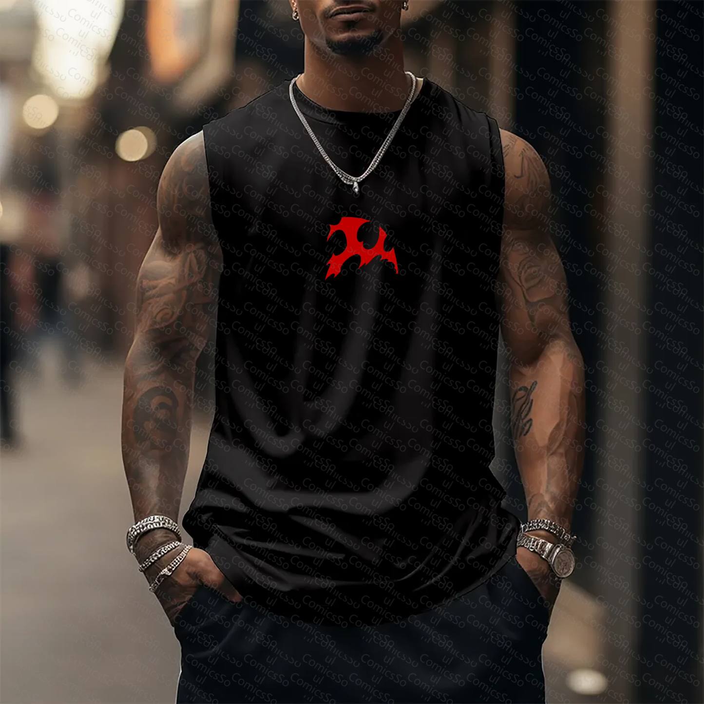 Unisex  “ Demon Slayer” Casual Anime  Tank Top