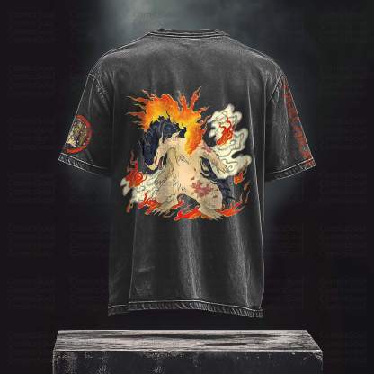 Unisex Anime Inspired Vintage T-Shirt丨Pokémon