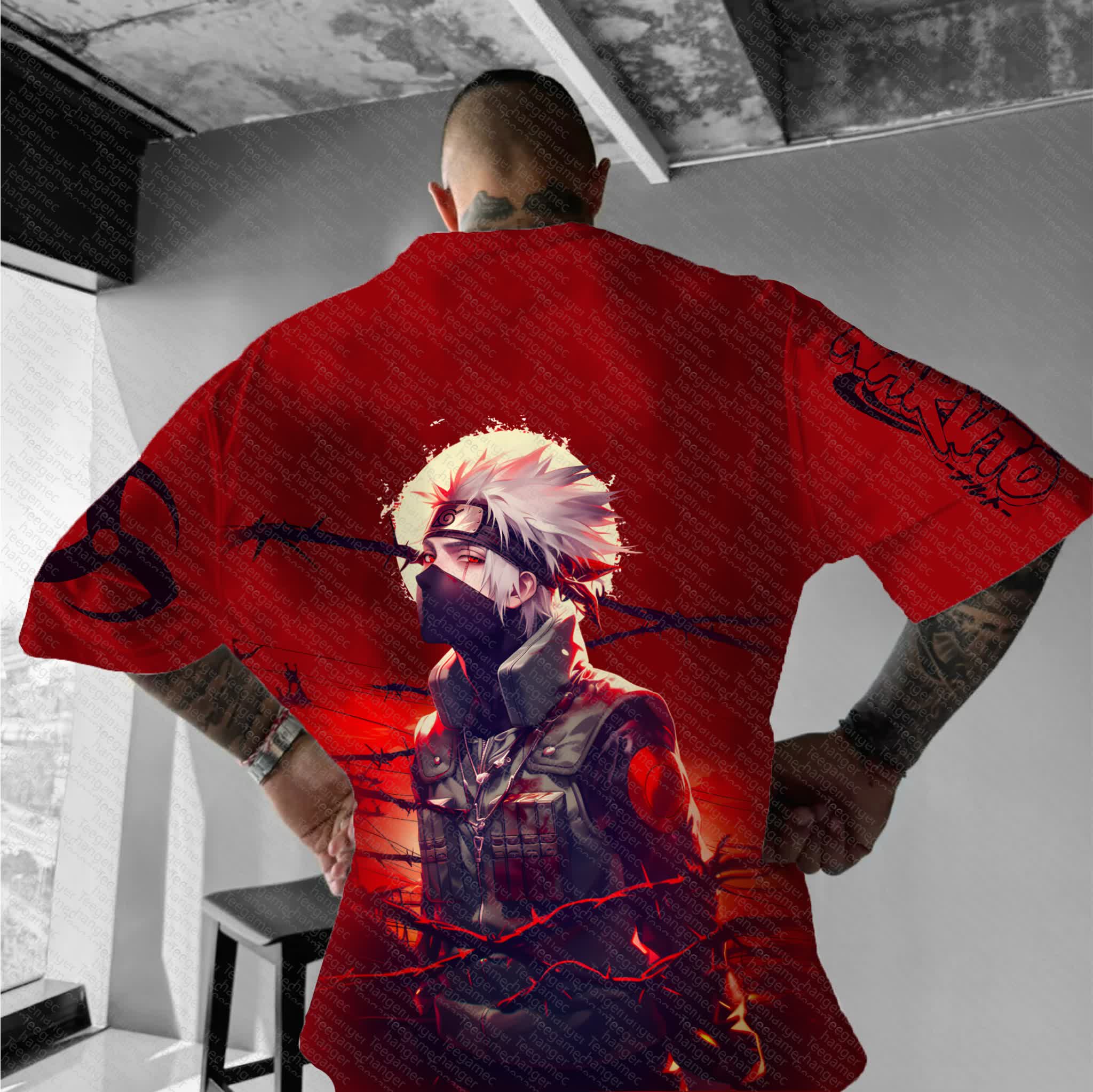 Unisex  "NARUTO" Anime Inspired Vintage T-Shirt