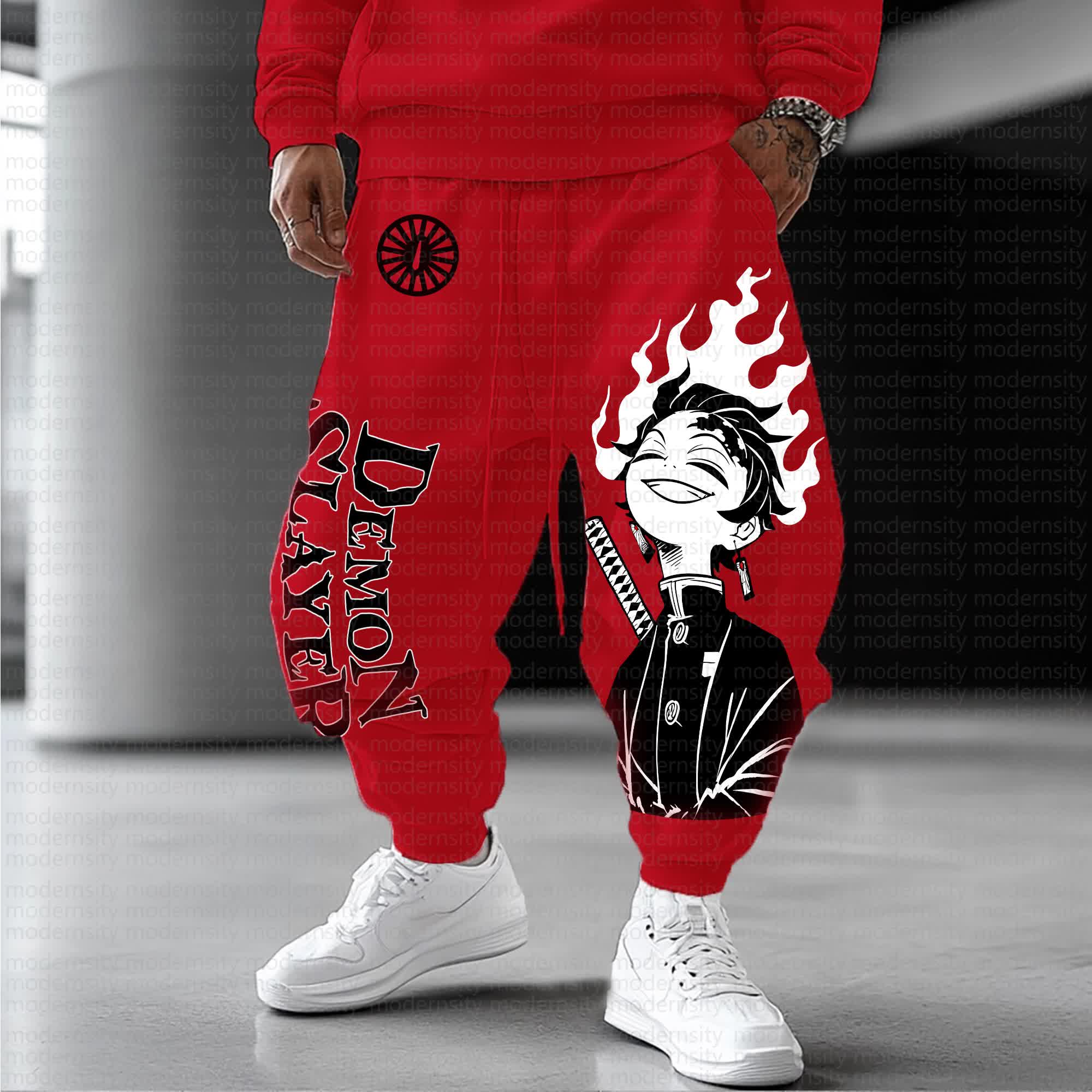 Unisex Anime Inspired Vintage Pants丨Demon Slayer