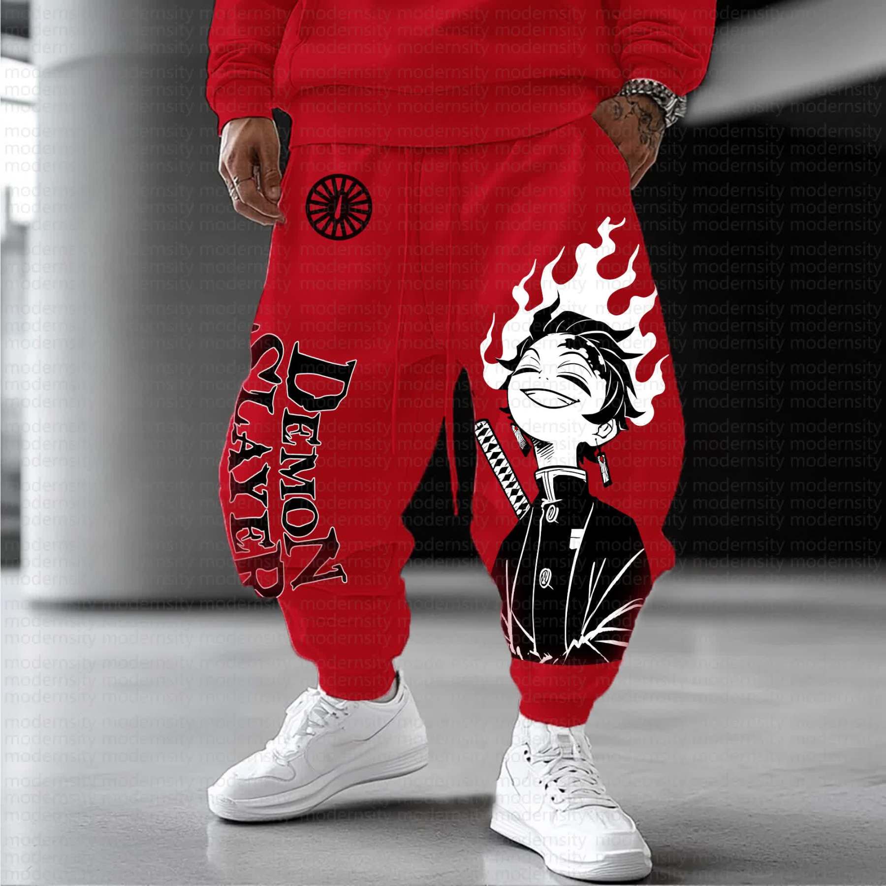 Unisex Anime Inspired Vintage Pants丨Demon Slayer X Pokémon