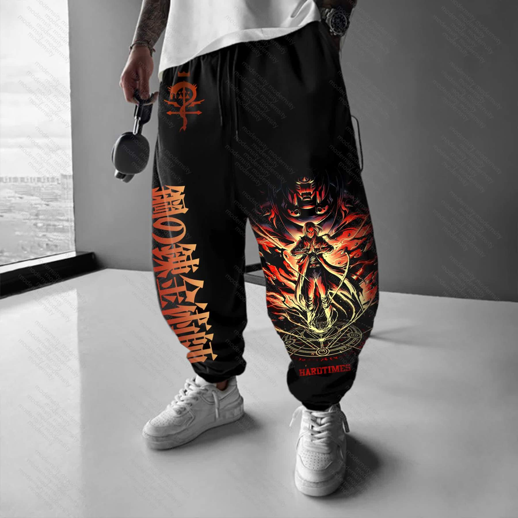 Unisex “Fullmetal Alchemist” Casual Anime Streetwear Pants