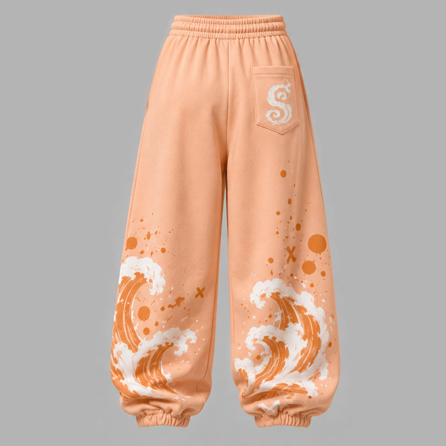 One Piece Cropped Long Sleeve Hoodie & High Waist Jogger Pants Two Piece