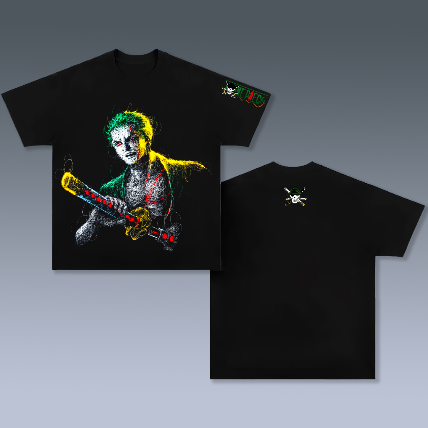 Unisex Fit Vintage T-Shirt丨One Piece