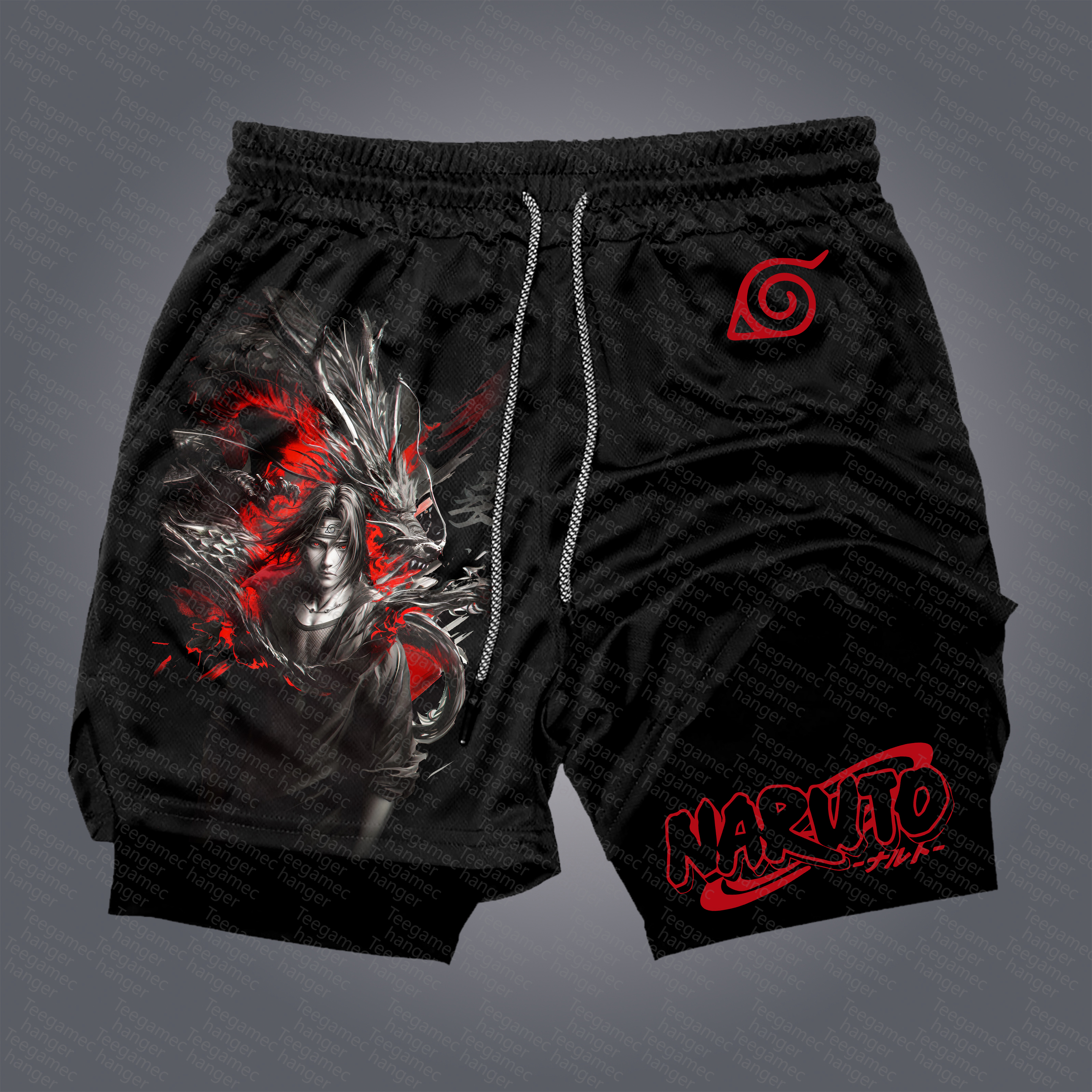 Unisex  “NARUTO” Casual Anime Streetwear Gym Shorts