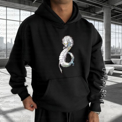 Plus Velvet Unisex Anime Graphic Streetwear Vintage Hoodie