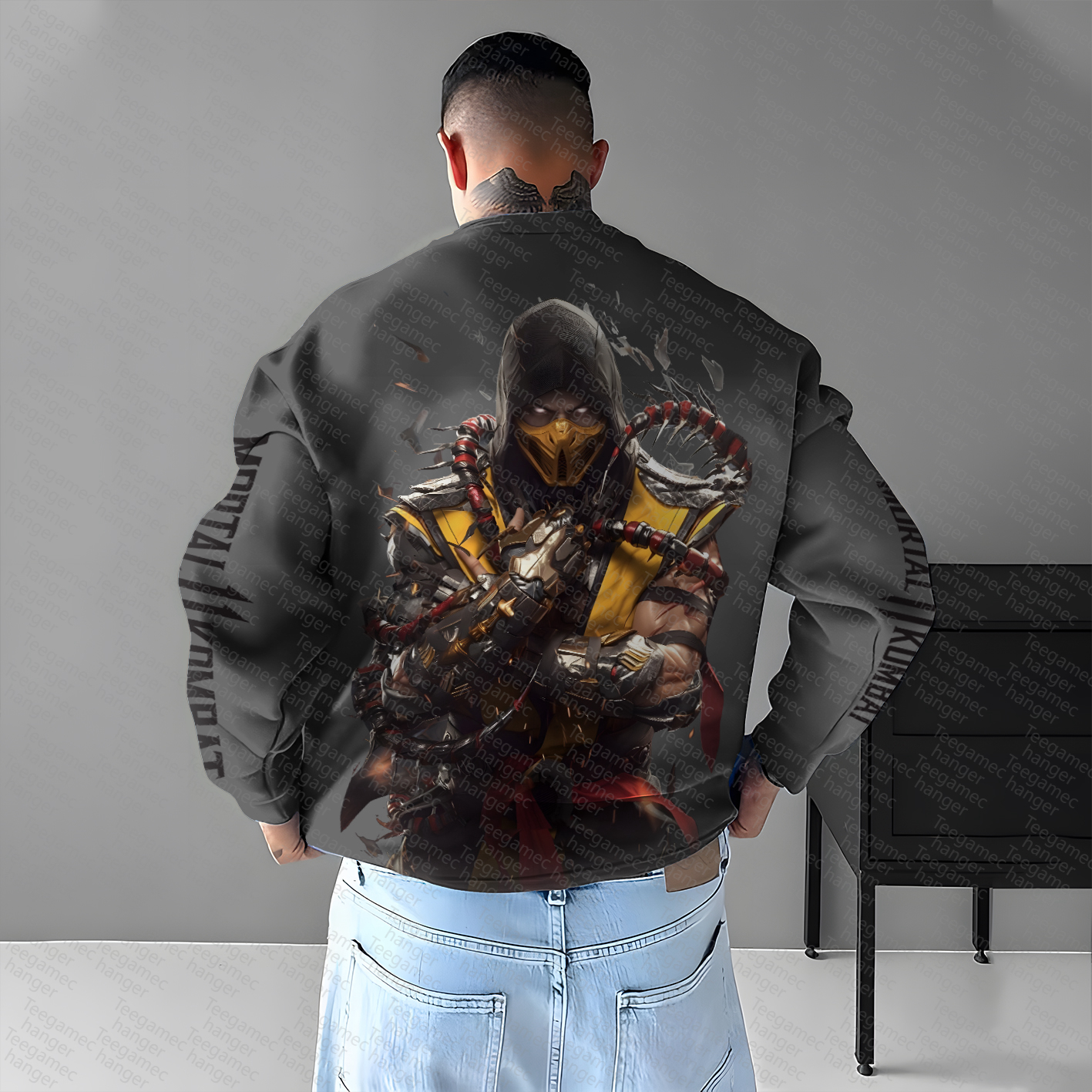 Unisex "Mortal Kombat" Anime Graphic Inspired Vintage Sweatshirt