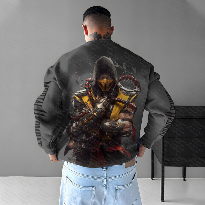 Unisex "Mortal Kombat" Anime Graphic Inspired Vintage Sweatshirt