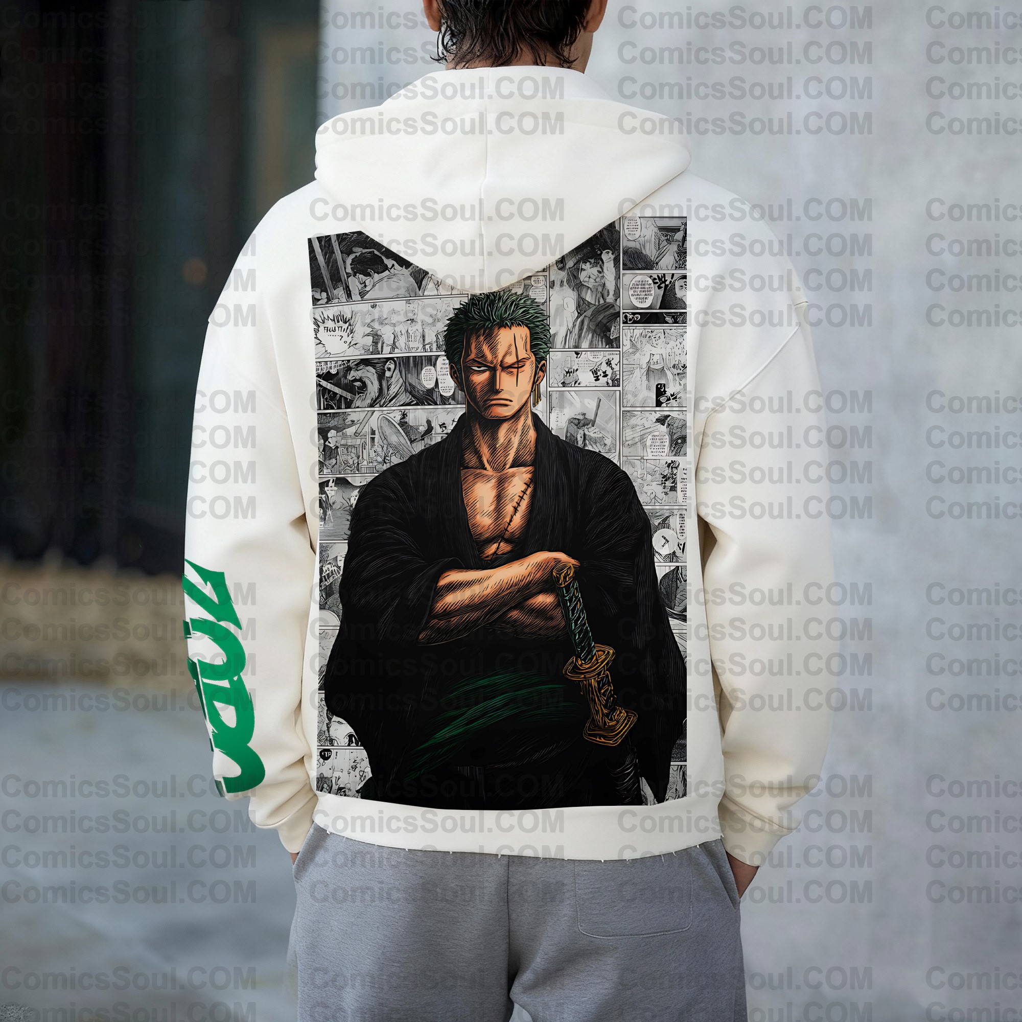 Unisex Graphic Streetwear Vintage Zipper Cardigan Plush Hoodie