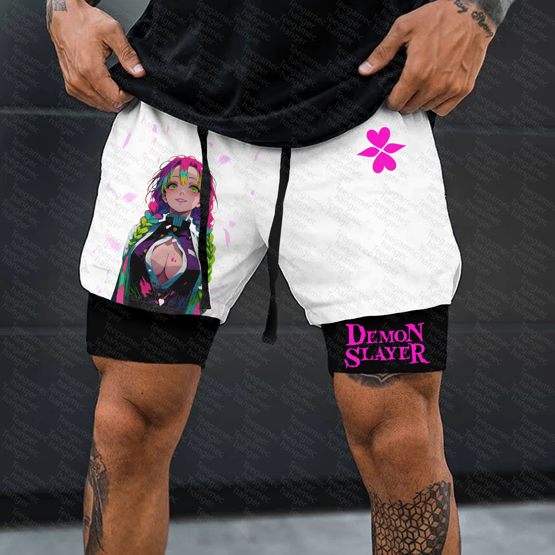 Unisex  Casual Anime Streetwear Shorts