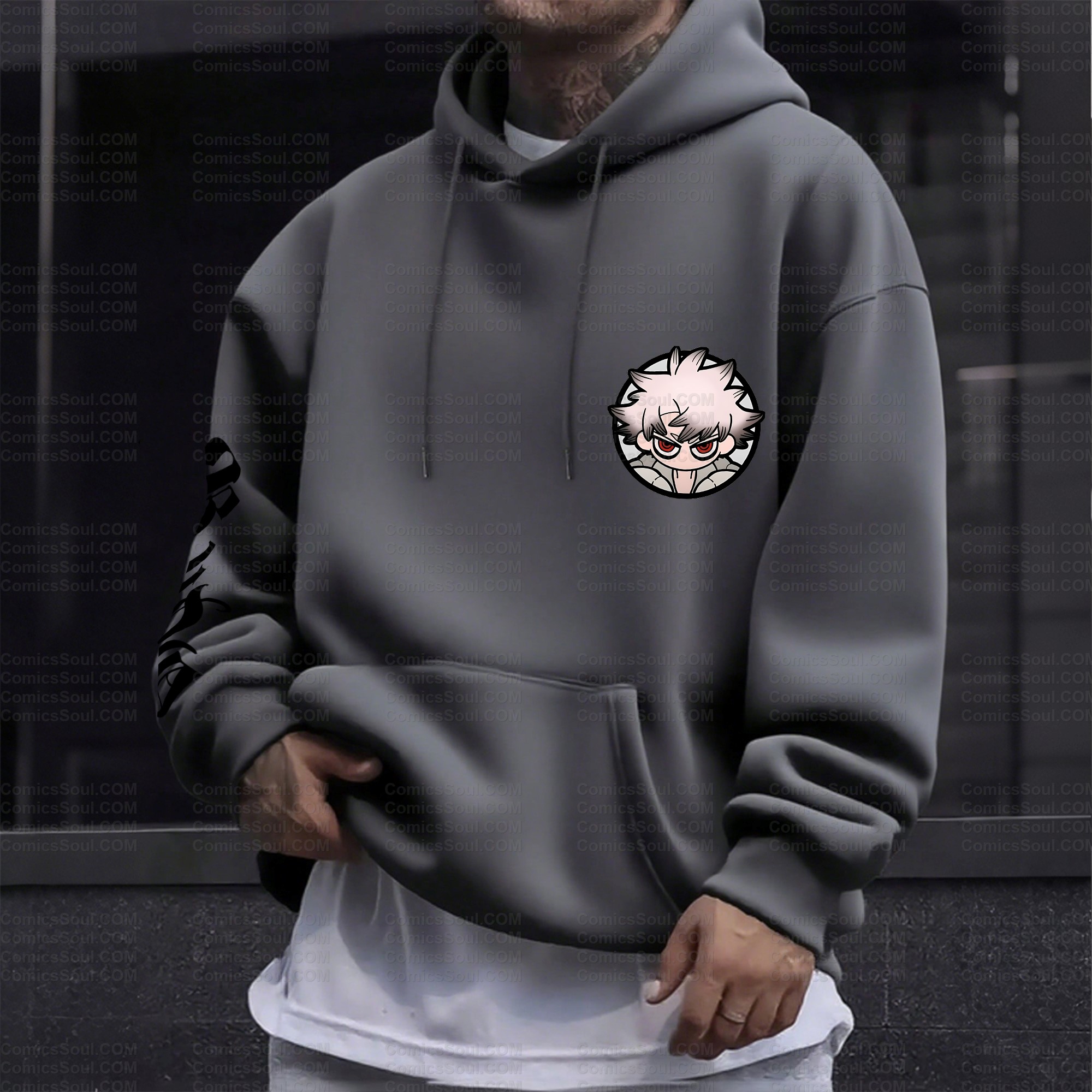 Unisex Graphic Streetwear Vintage Plush Hoodie