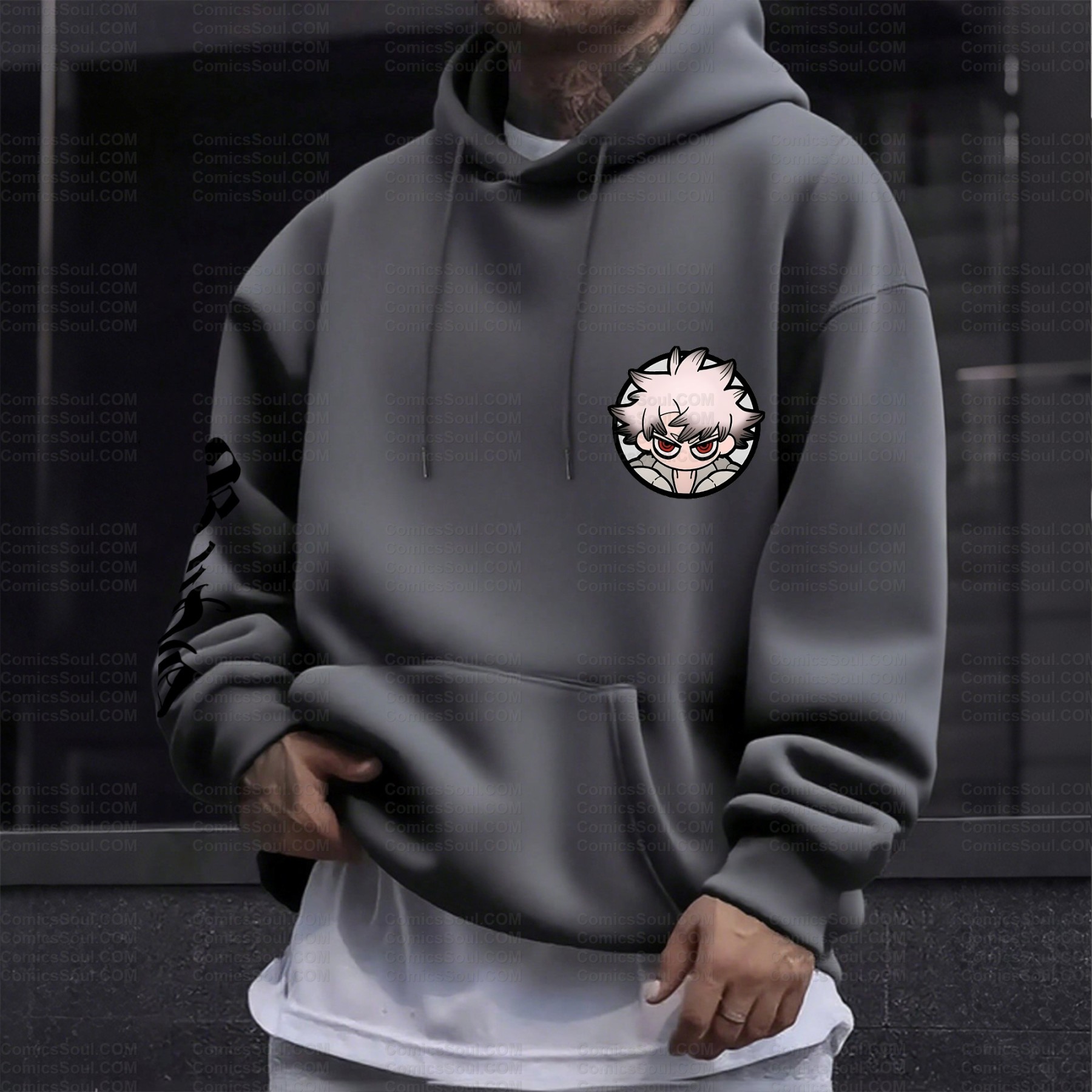 Unisex Graphic Streetwear Vintage Plush Hoodie