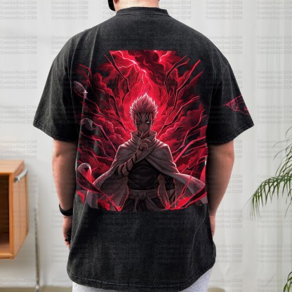 Printed Unisex Washed T-Shirt