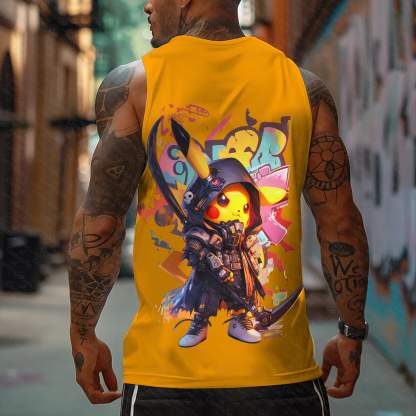 Unisex  “Pokémon” Casual Anime  Tank Top