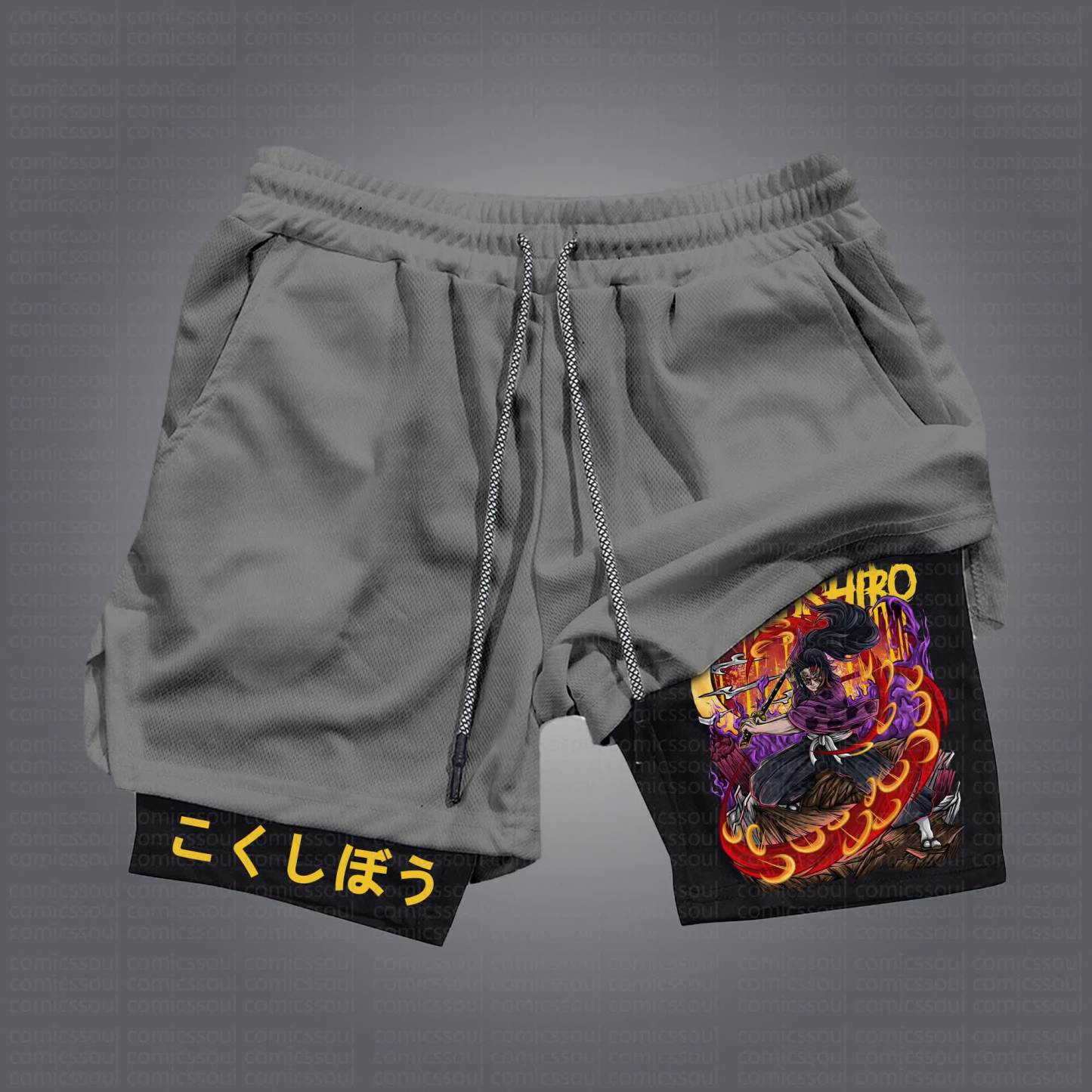 Unisex Casual Anime Streetwear Shorts 丨Demon Slayer X Pokémon