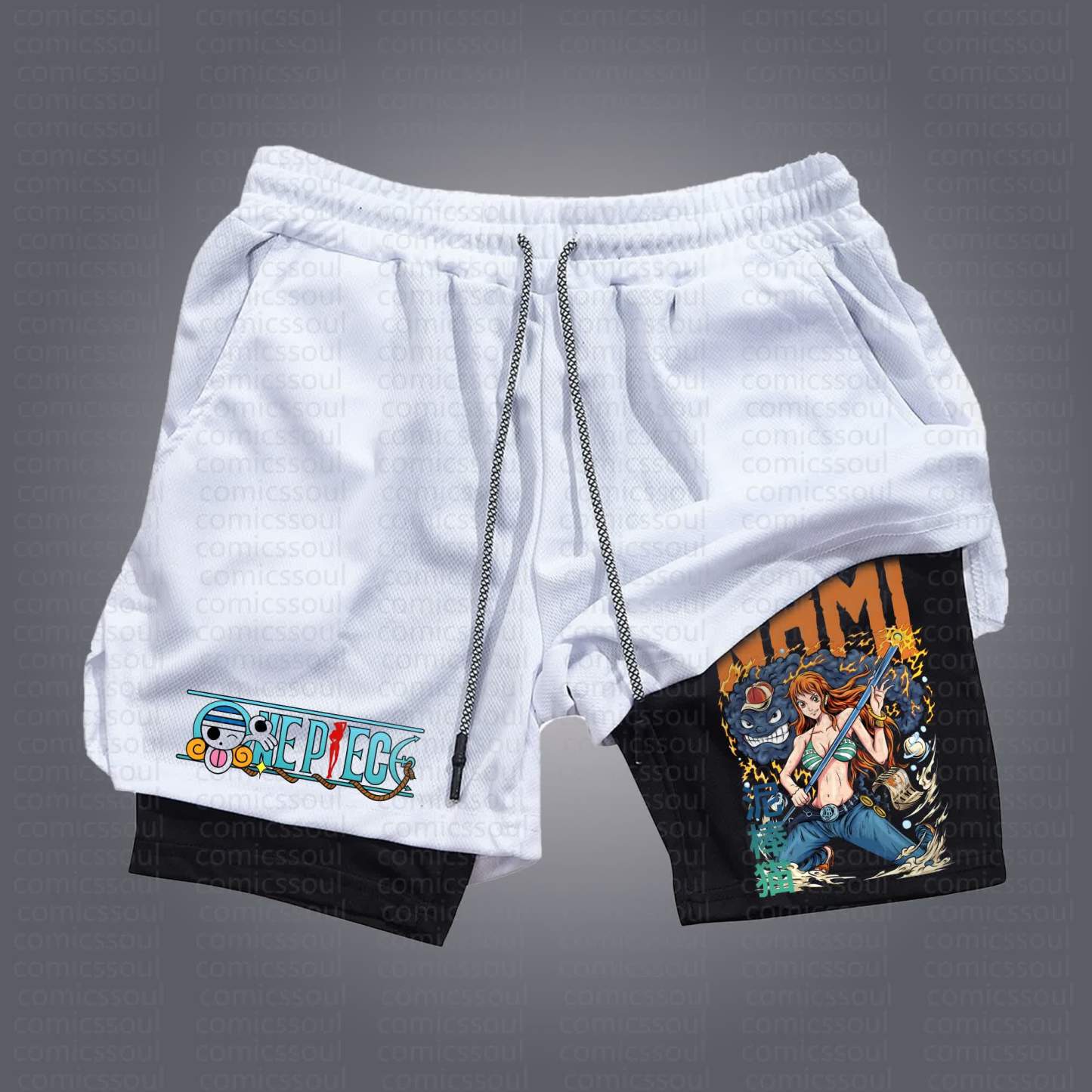 Unisex Casual Anime Streetwear Shorts 丨Demon Slayer X Pokémon