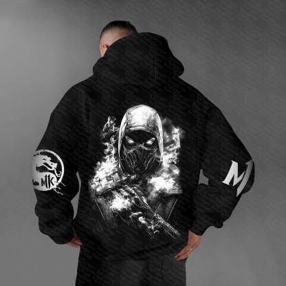 Unisex “Mortal Kombat”  Graphic Streetwear Vintage Hoodie
