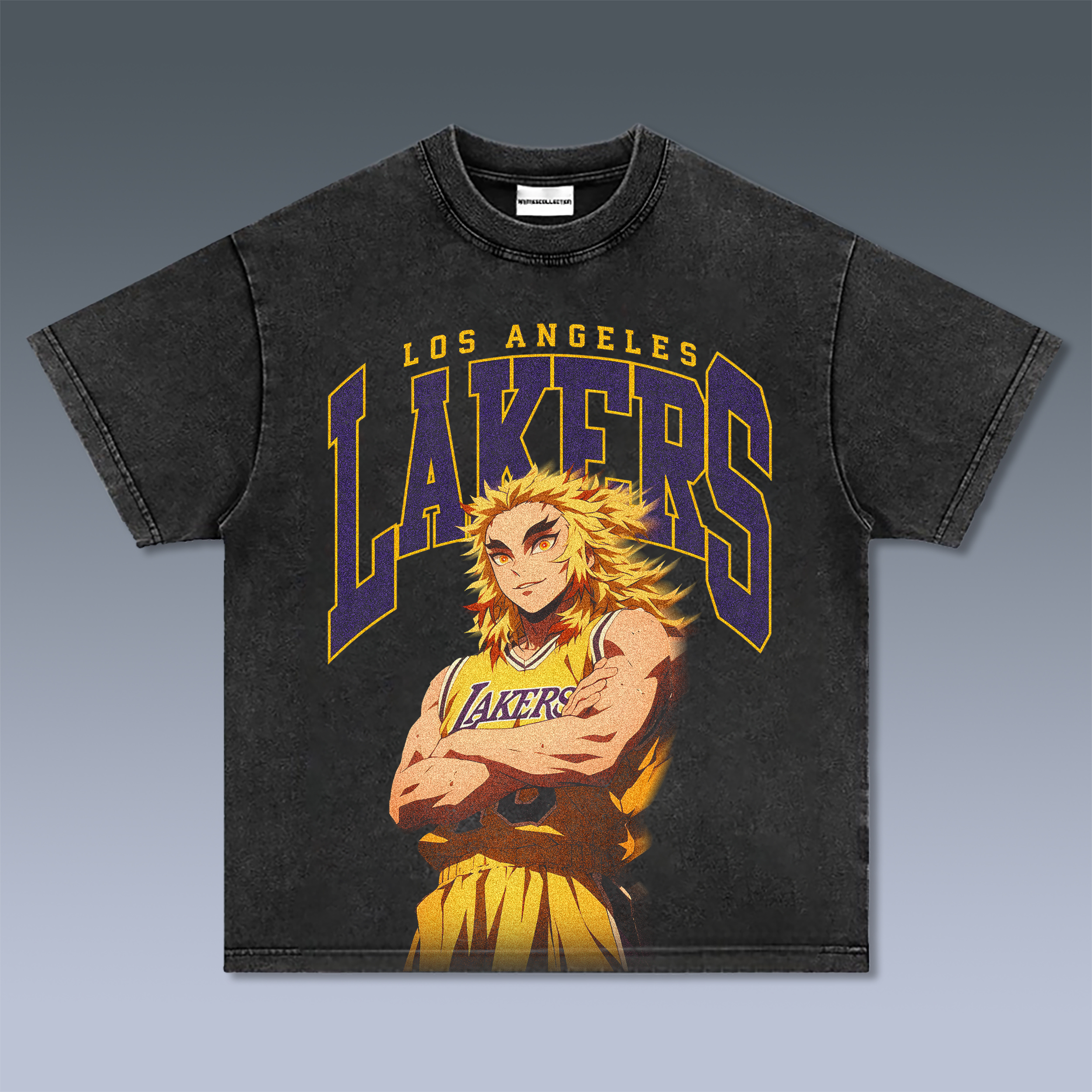 Unisex Vintage Tee丨 Lakers X One Piece Tee