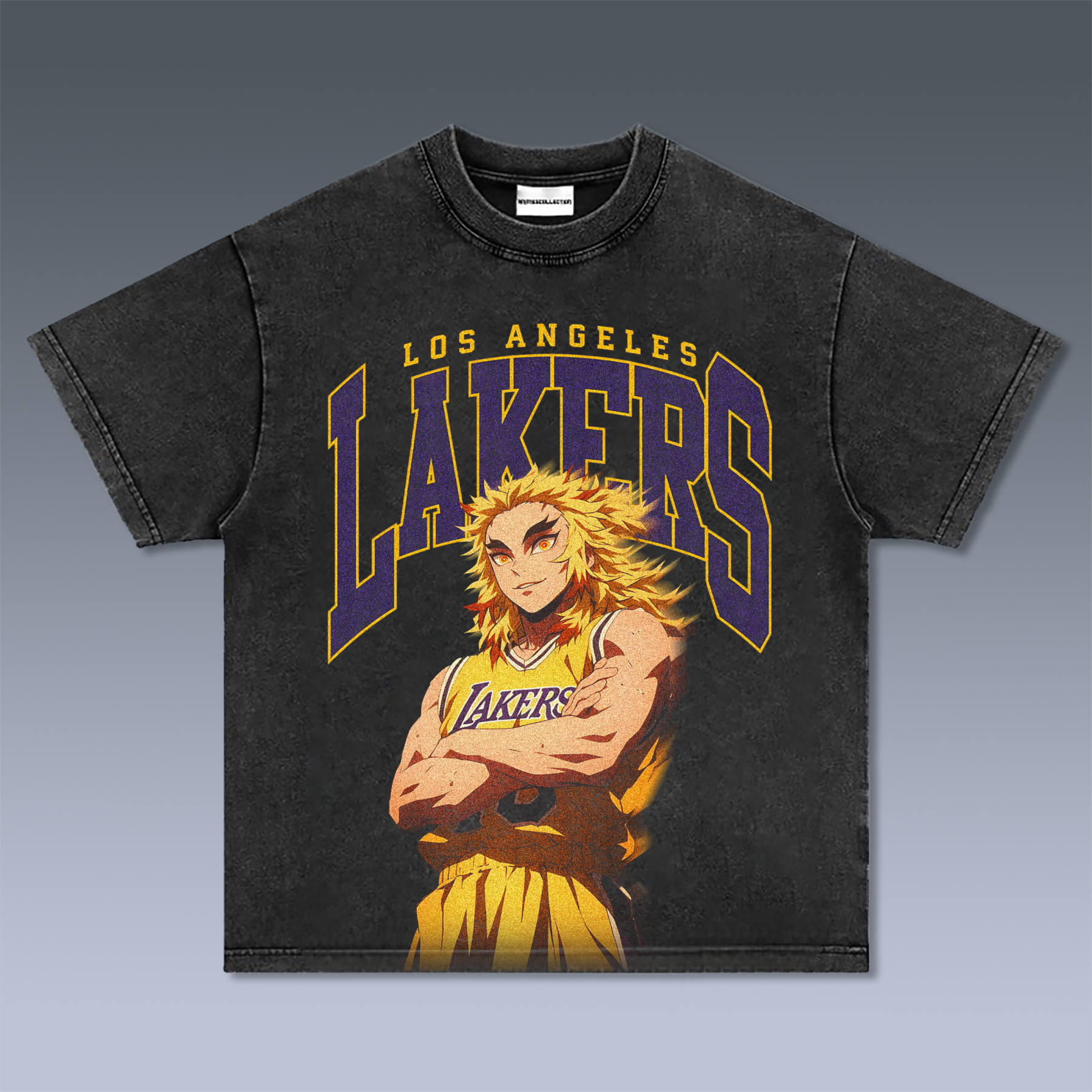 Unisex Vintage Tee丨 Lakers X One Piece Tee