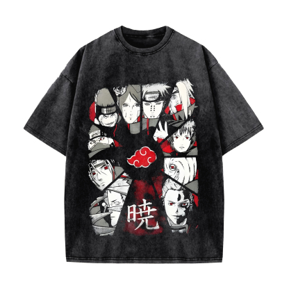 Unisex  "NARUTO" Anime Inspired Vintage T-Shirt