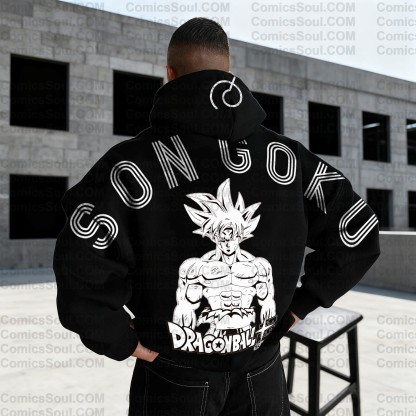 Plus Velvet Unisex Anime Graphic Streetwear Vintage Hoodie