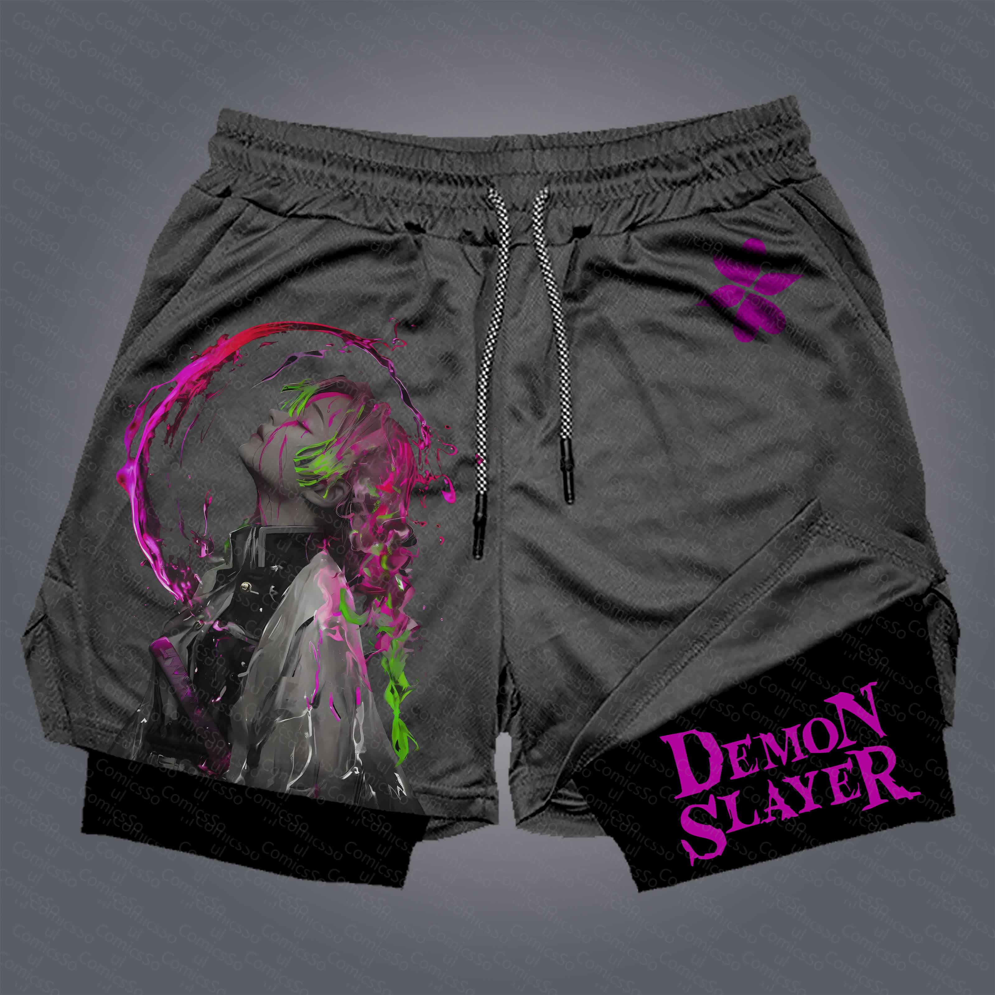 Unisex  “Demon Slayer” Casual Anime Streetwear Shorts