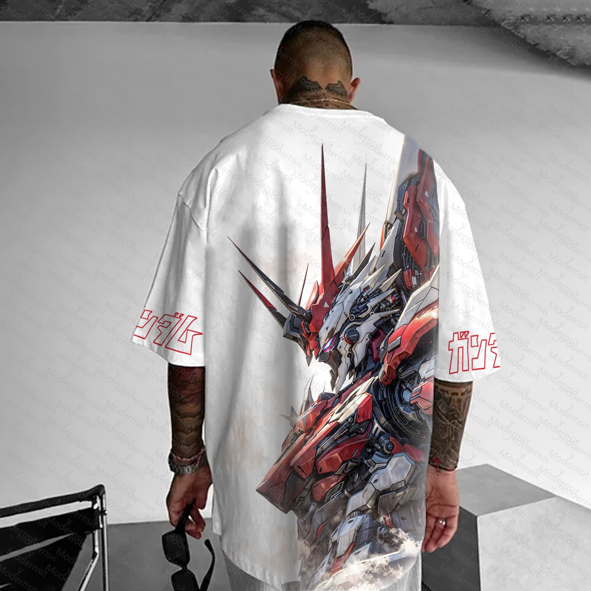 Unisex  "Gundam Series" Anime Inspired Vintage T-Shirt