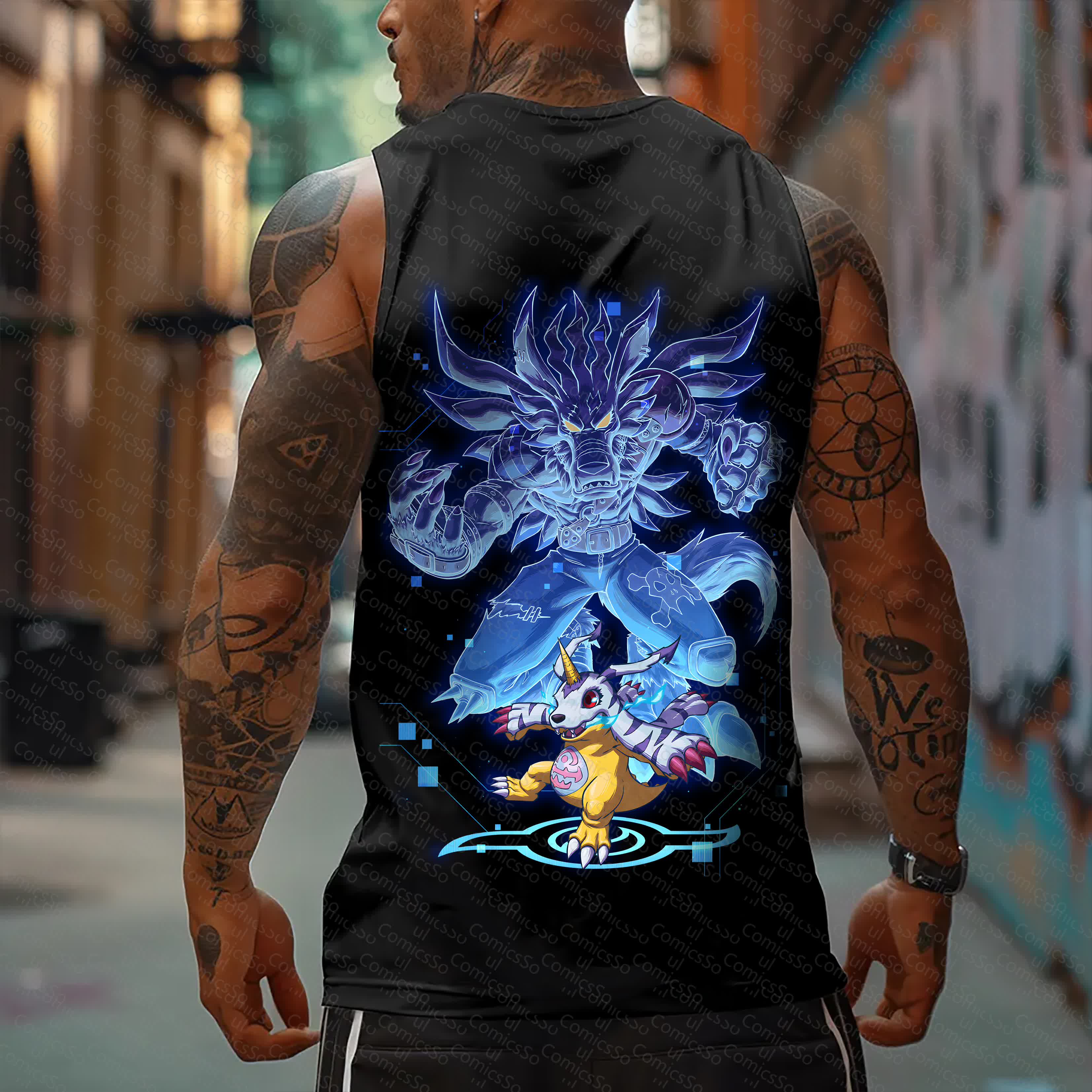 Unisex  “Digimon” Casual Anime  Tank Top