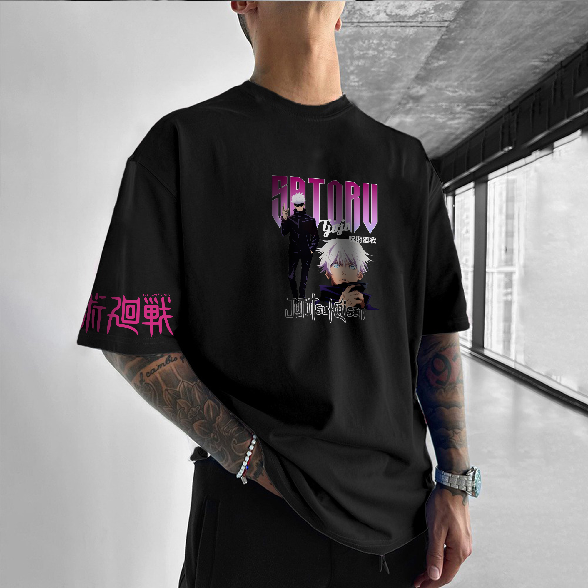 Unisex  " Jujutsu Kaisen " Anime Inspired Vintage T-Shirt